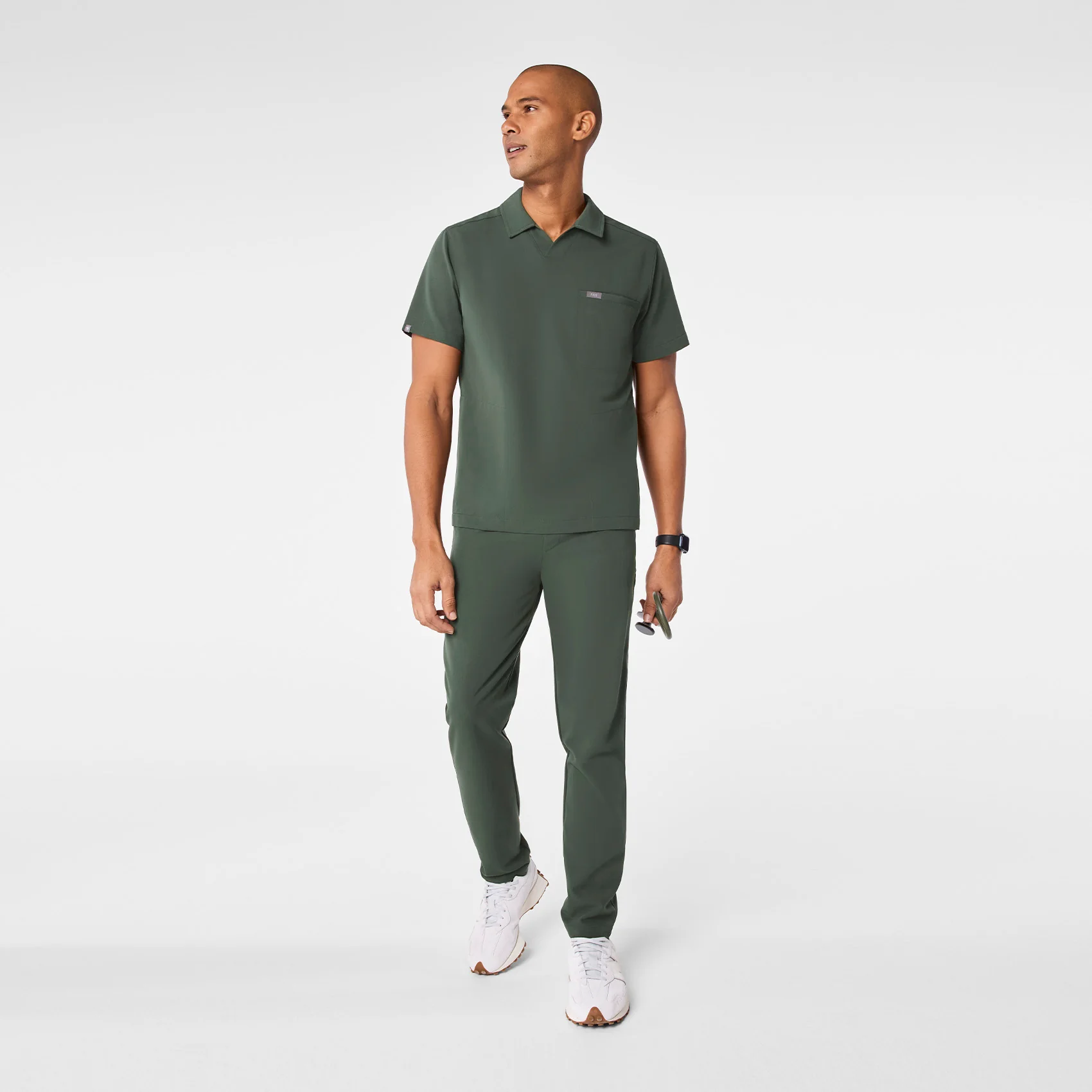 men's Moss Arad Polo - Scrub Top - Image 5