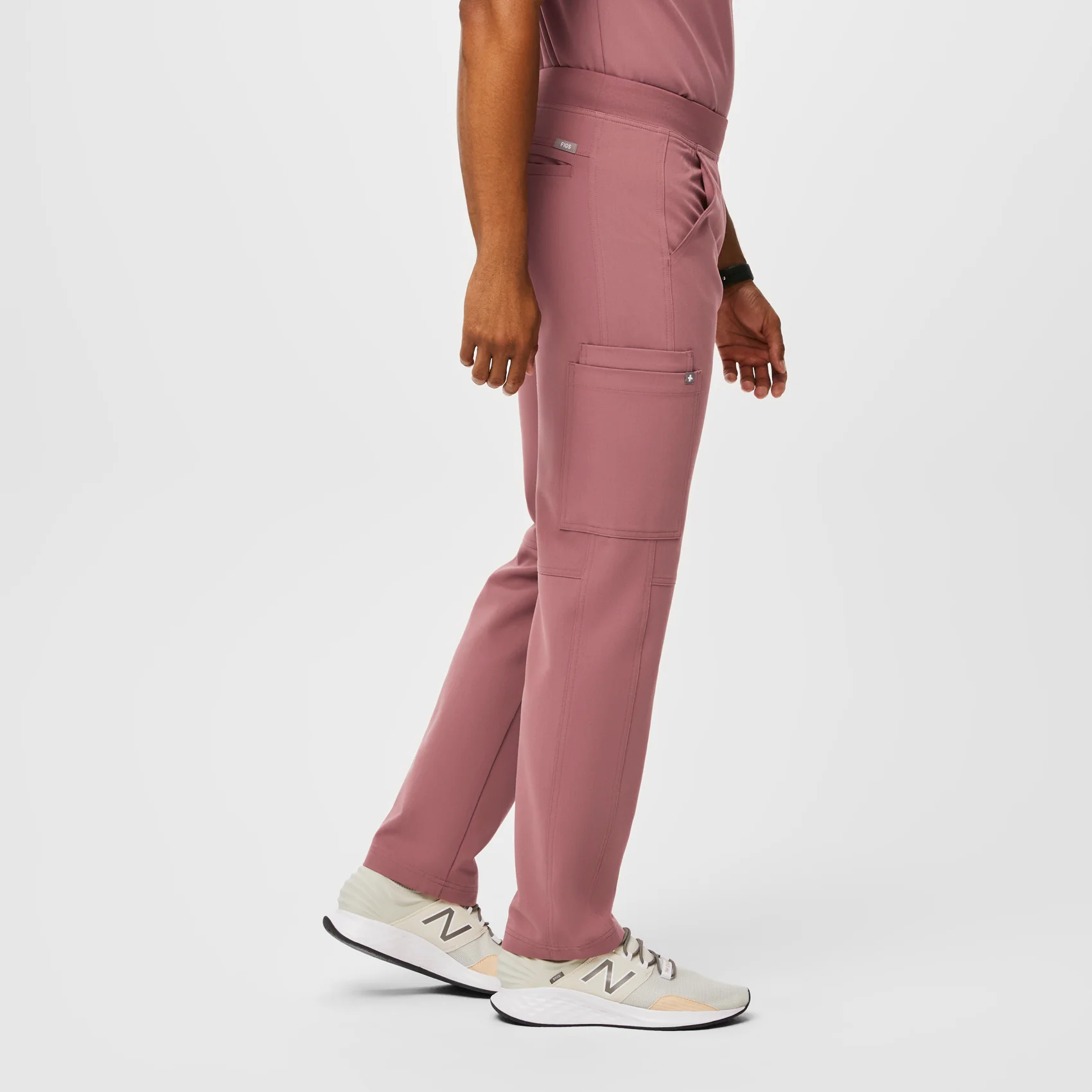 men's Mauve Axim™ - Short Cargo Scrub Pants (3XL - 6XL) - Image 3