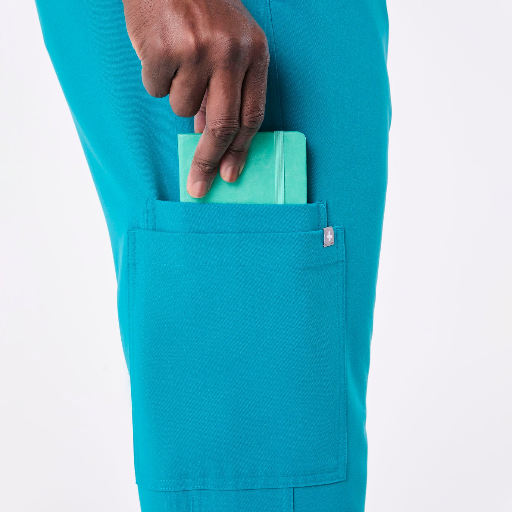 men's Teal Axim - Short Cargo Scrub Pant™ - Image 6
