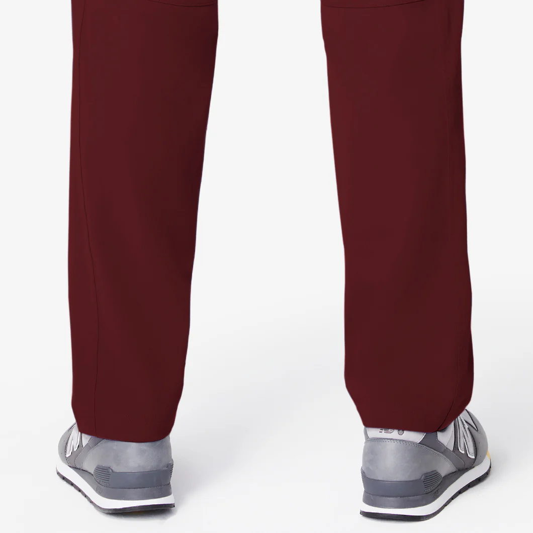 Men's Burgundy Axim™ - Tall Cargo Scrub Pants - Image 10