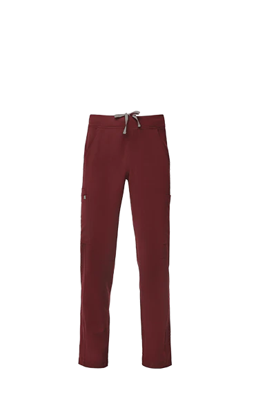 Men's Burgundy Axim™ - Tall Cargo Scrub Pants - Image 11