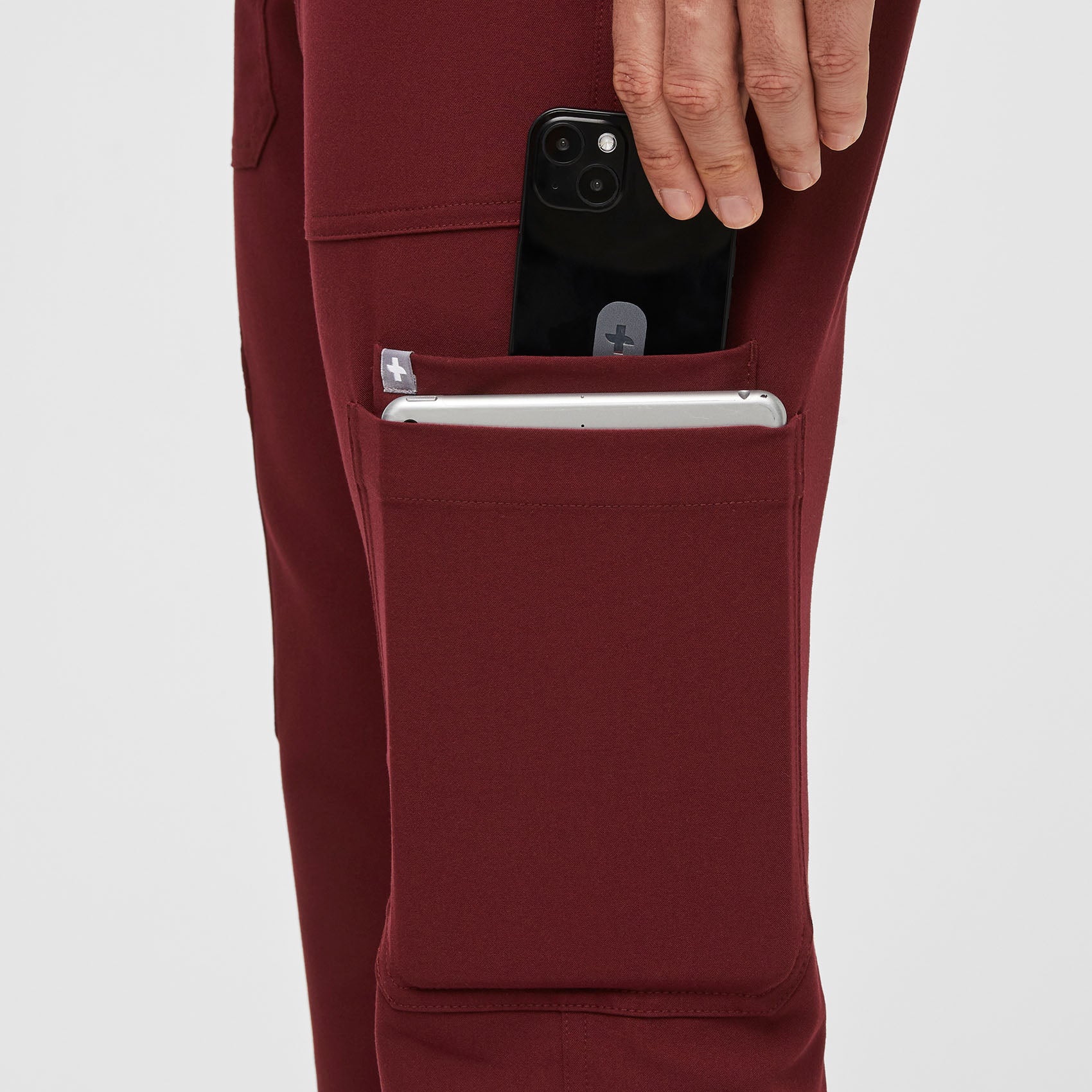 Men's Burgundy Cairo™ - Cargo Scrub Pants - Image 7