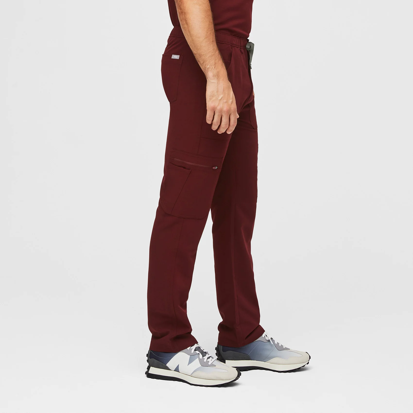 Men's Burgundy Cairo™ - Short Cargo Scrub Pants - Image 5