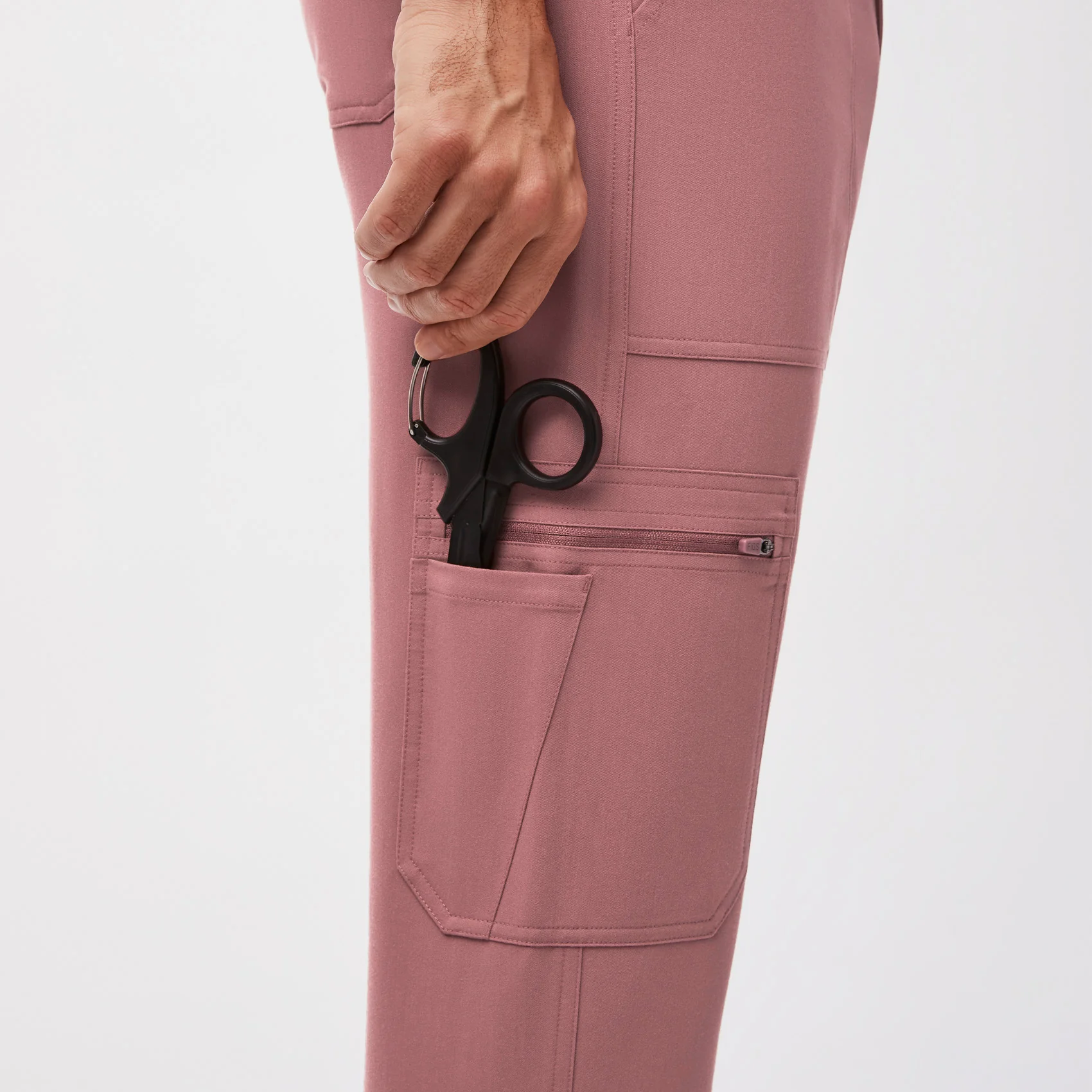 men's Mauve Cairo™ - Short Cargo Scrub Pants (3XL - 6XL) - Image 6