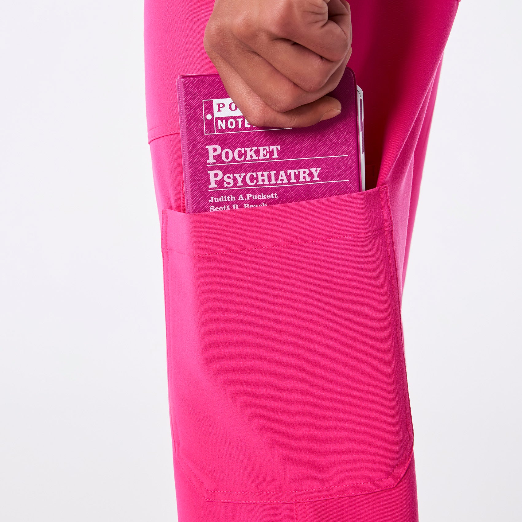 men's Shocking Pink Cairo - Short Cargo Scrub Pant™ - Image 8