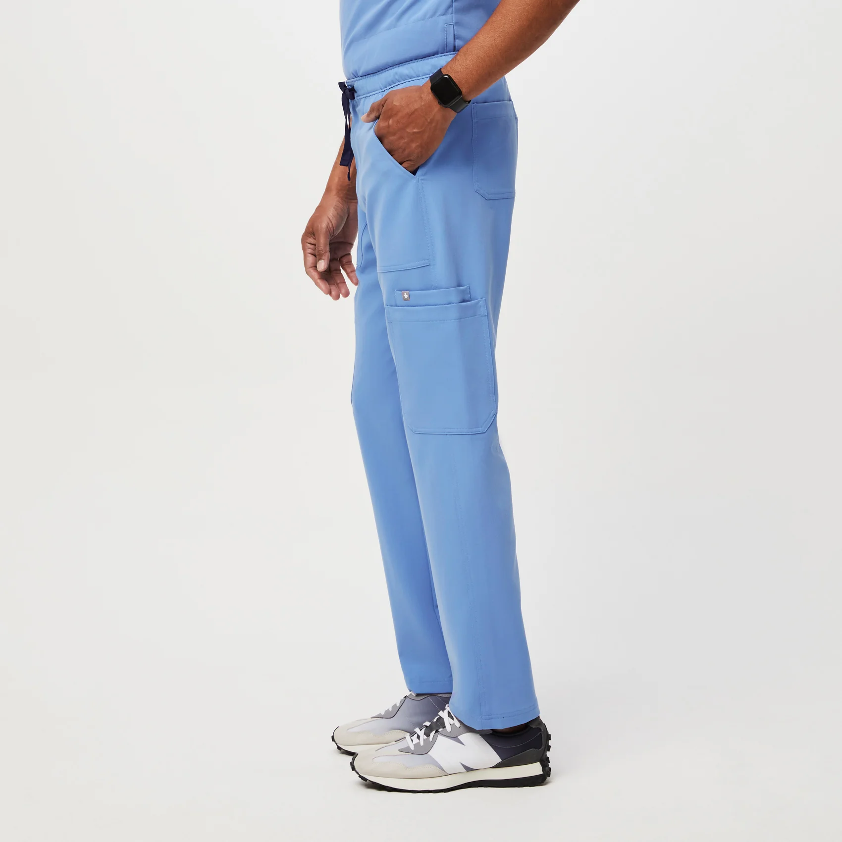 Men's Ceil Blue Cairo™ - Tall Cargo Scrub Pants - Image 3