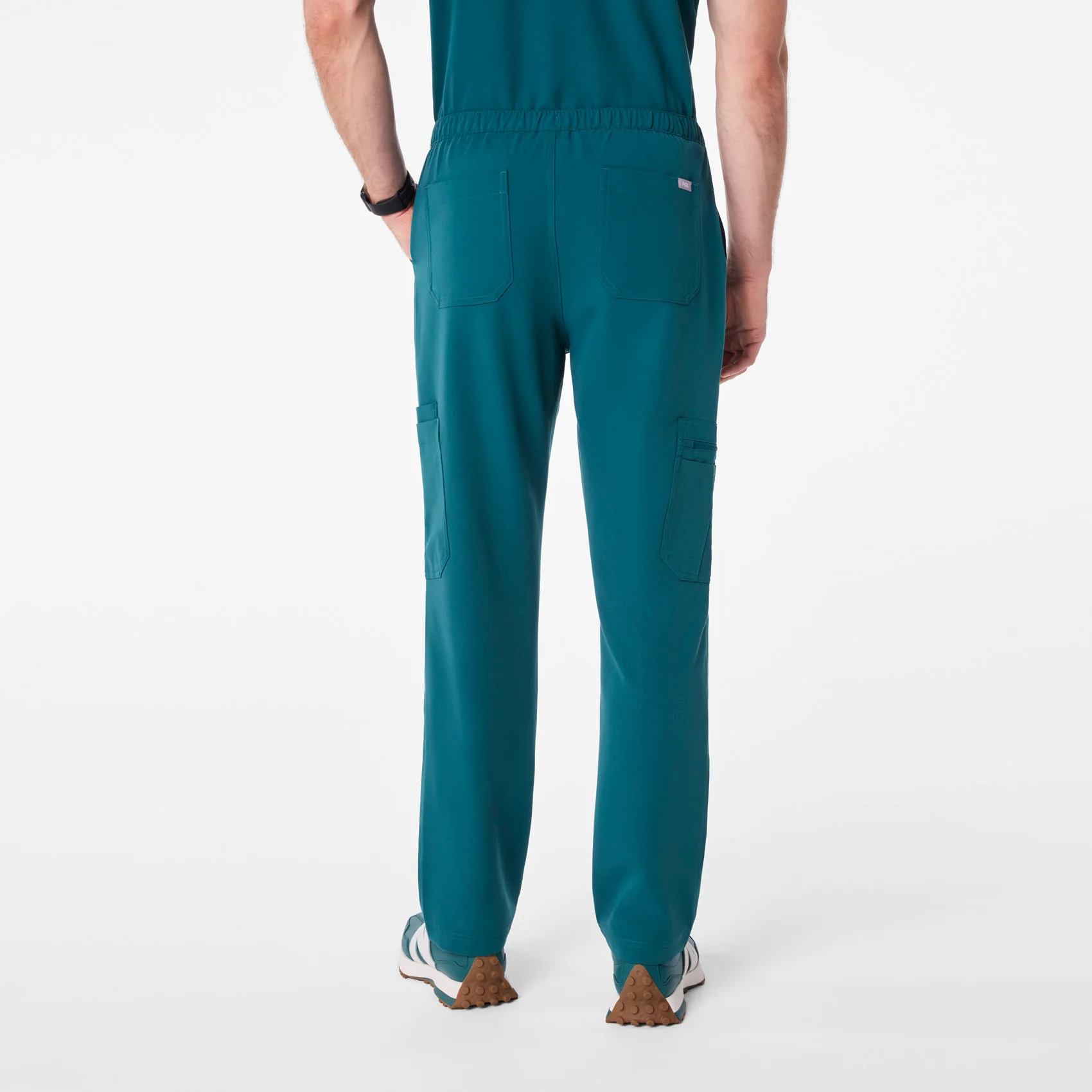 men's Caribbean Blue Cairo - Tall Cargo Scrub Pant™ - Image 4