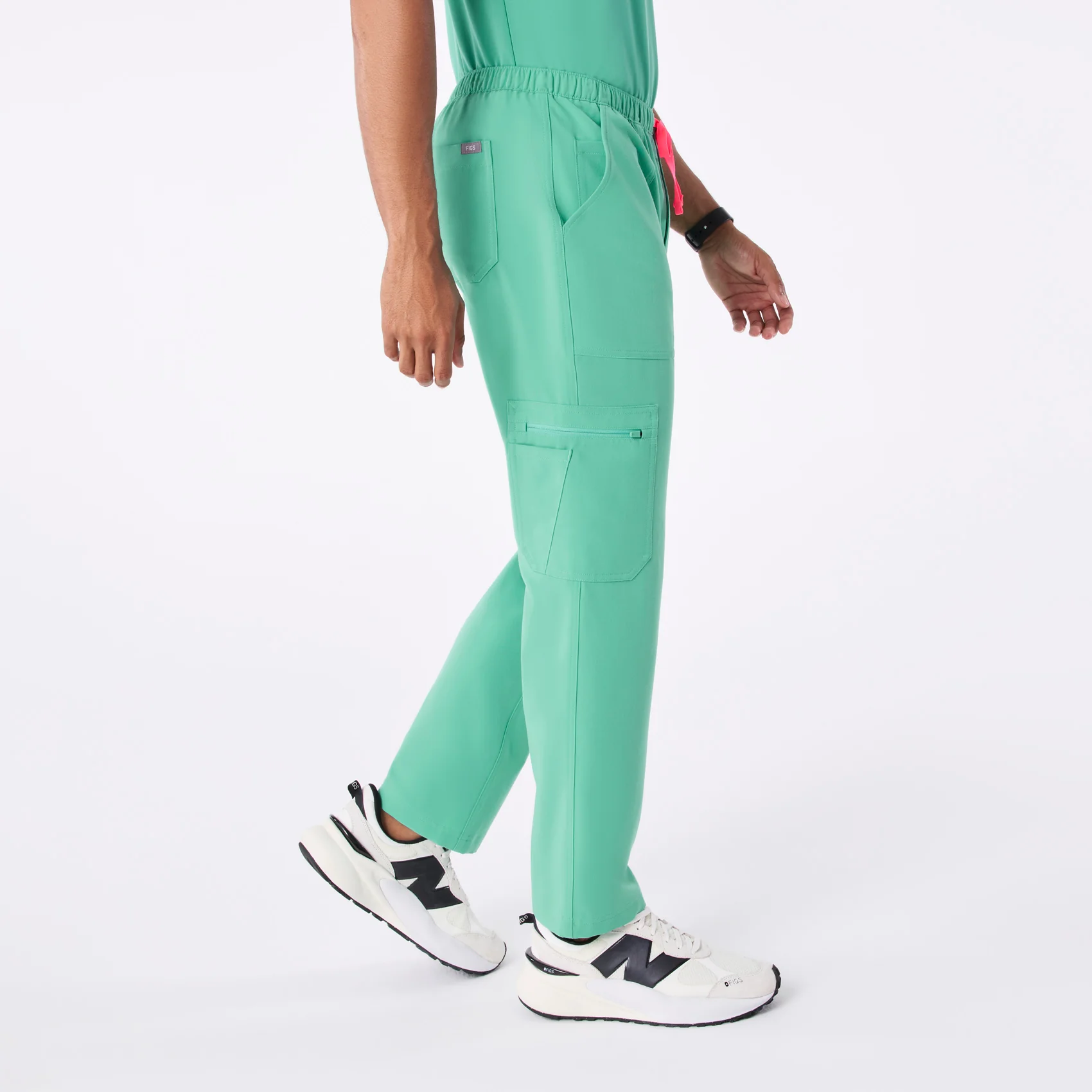 men's Surgical Green Cairo - Tall Cargo Scrub Pant™ - Image 3