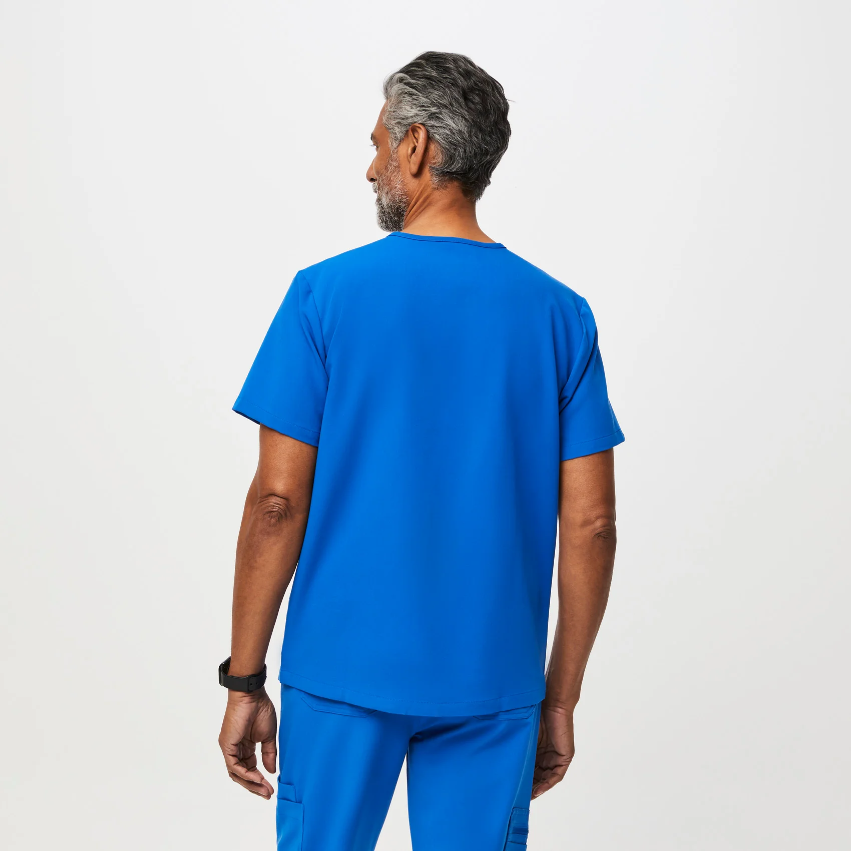 Men's Royal Blue Chisec™ - Three-Pocket Scrub Top - Image 4