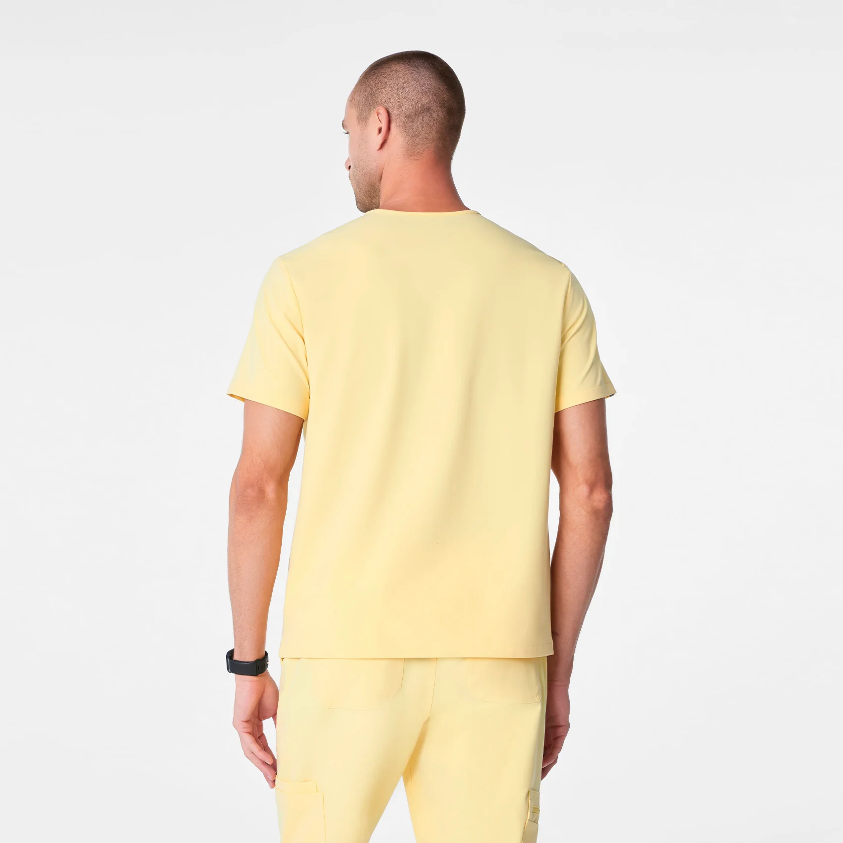 men's Butter Yellow Chisec - Three-Pocket Scrub Top™ - Image 4