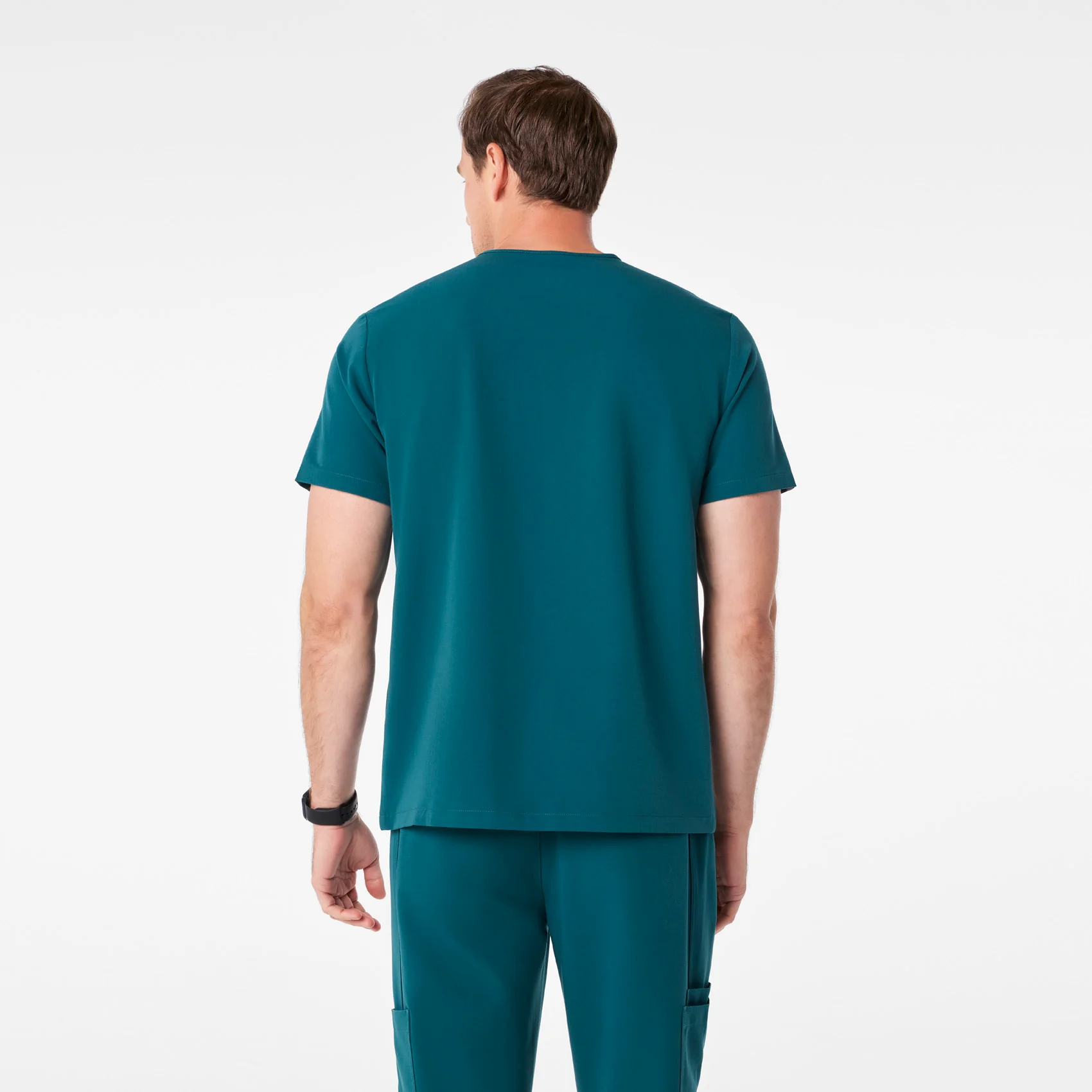 men's Caribbean Blue Chisec - Three-Pocket Scrub Top™ - Image 4