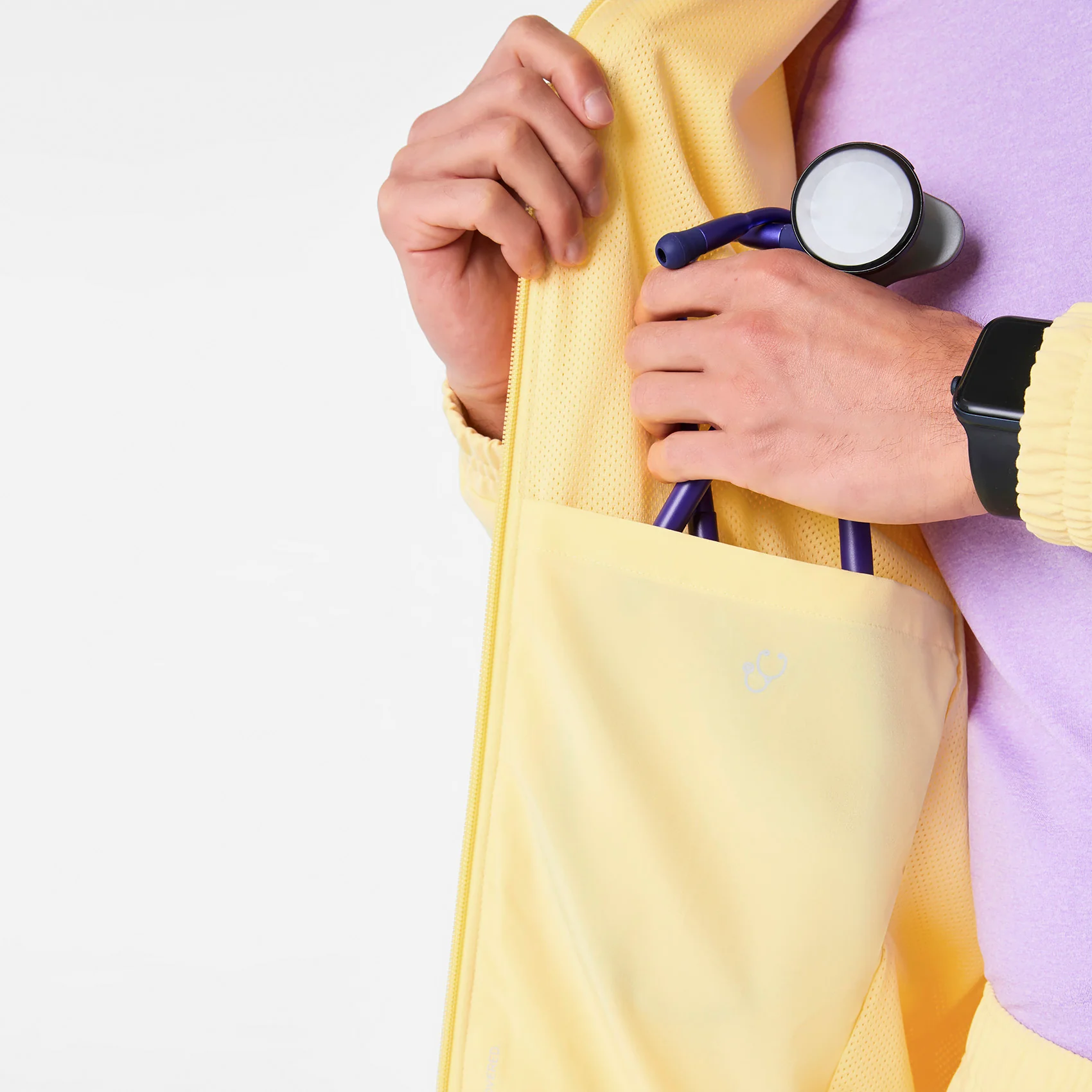 men's Butter Yellow Cobaki - Scrub Jacket - Image 9