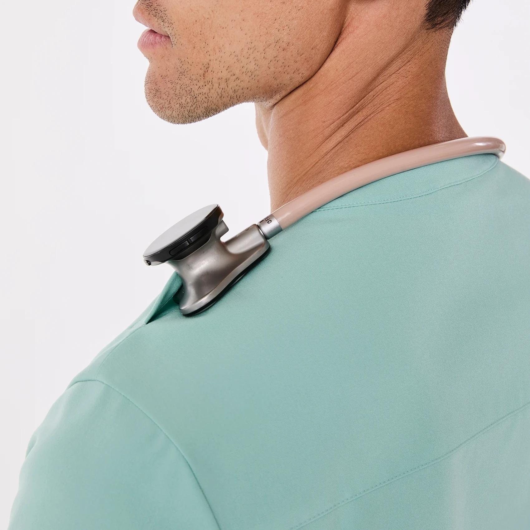 men's Seaglass Corfield - Henley Scrub Top - Image 5