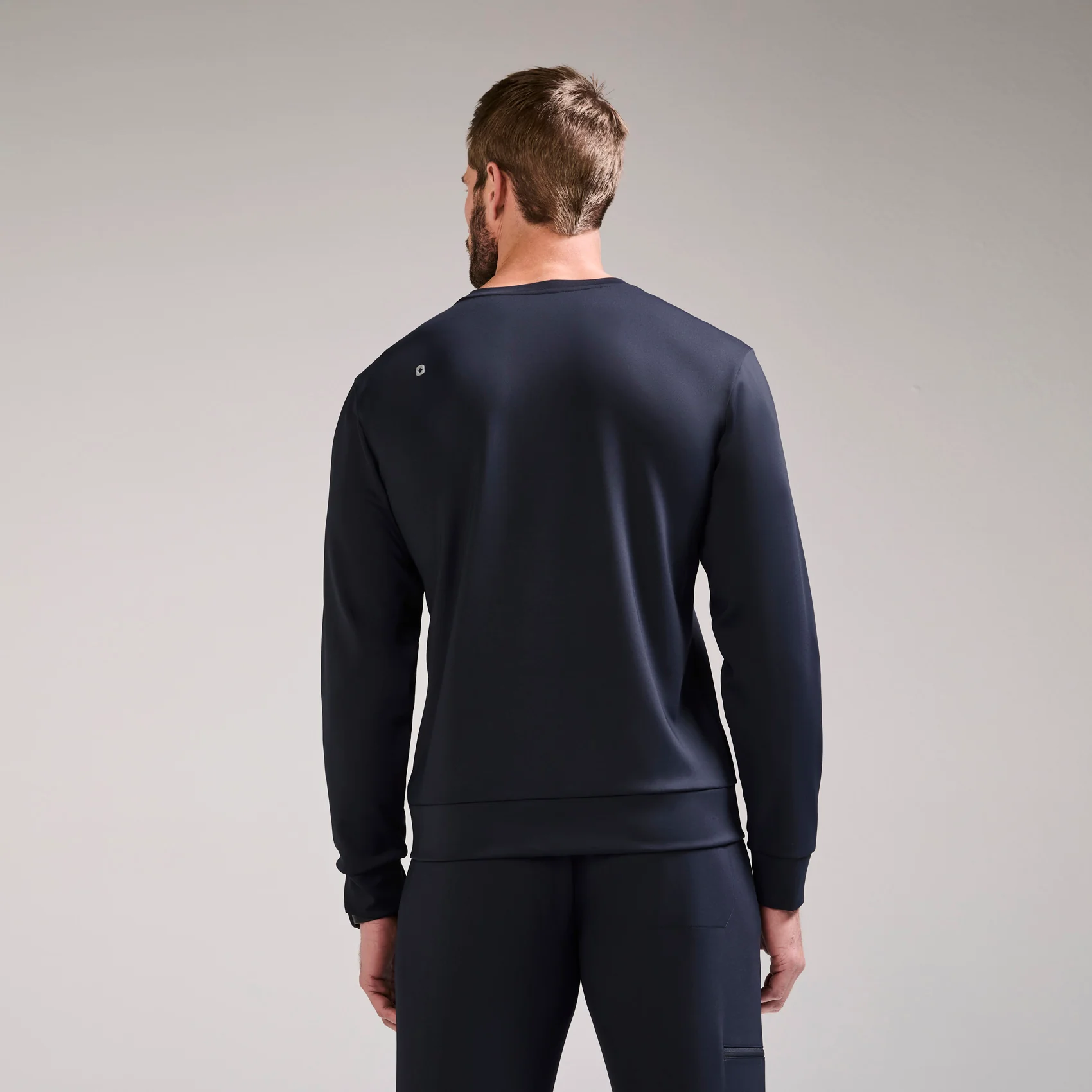 men's Navy Destin FORMx - Crewneck Scrub Top™ - Image 4