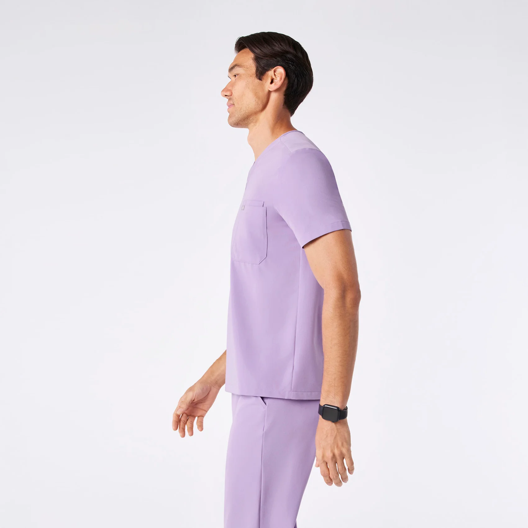 men's Lavender Dew Leon - Three-Pocket Scrub Top™ - Image 3