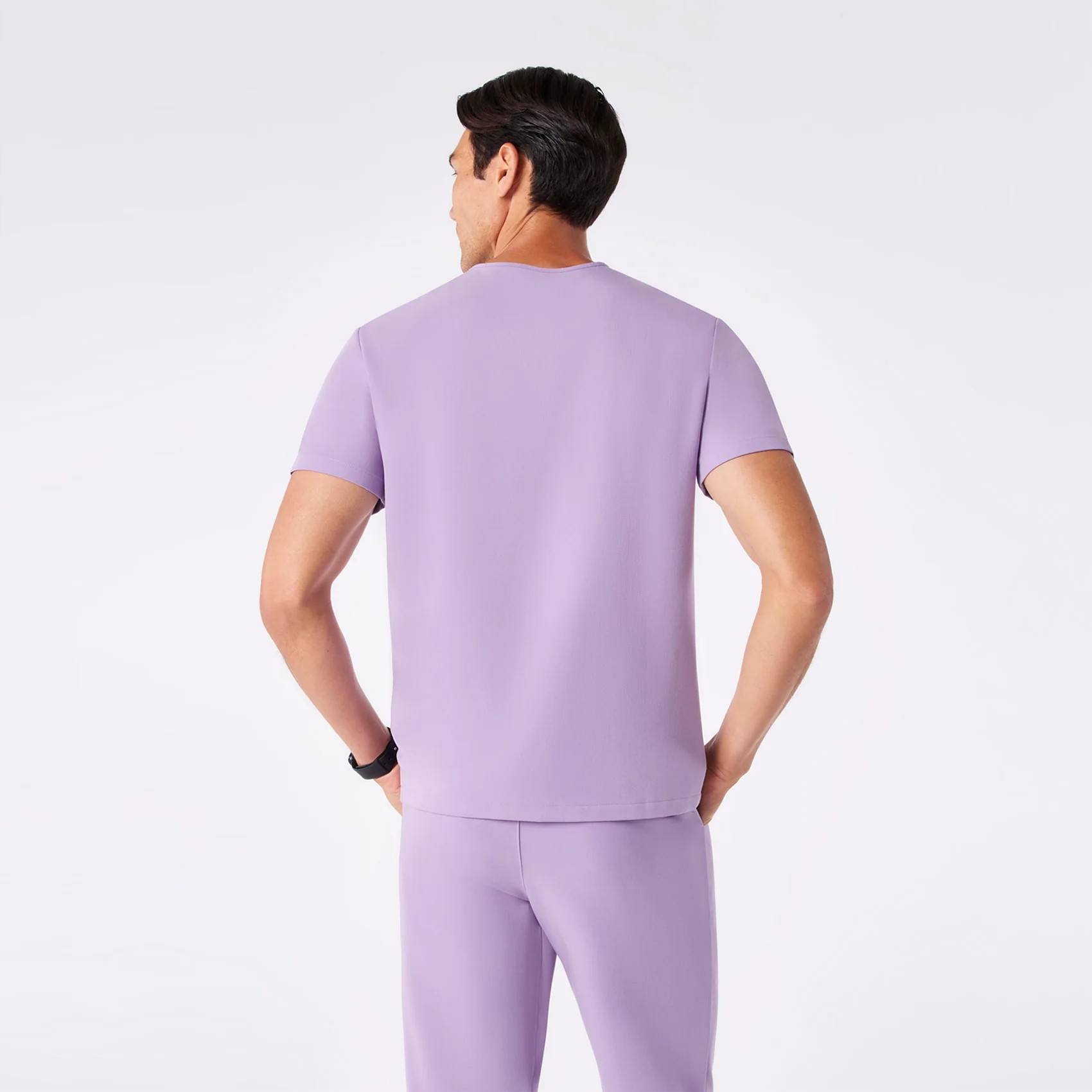 men's Lavender Dew Leon - Three-Pocket Scrub Top™ - Image 4