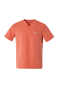 men's Spiced Cider Leon - Three-Pocket Scrub Top™ - Image 9