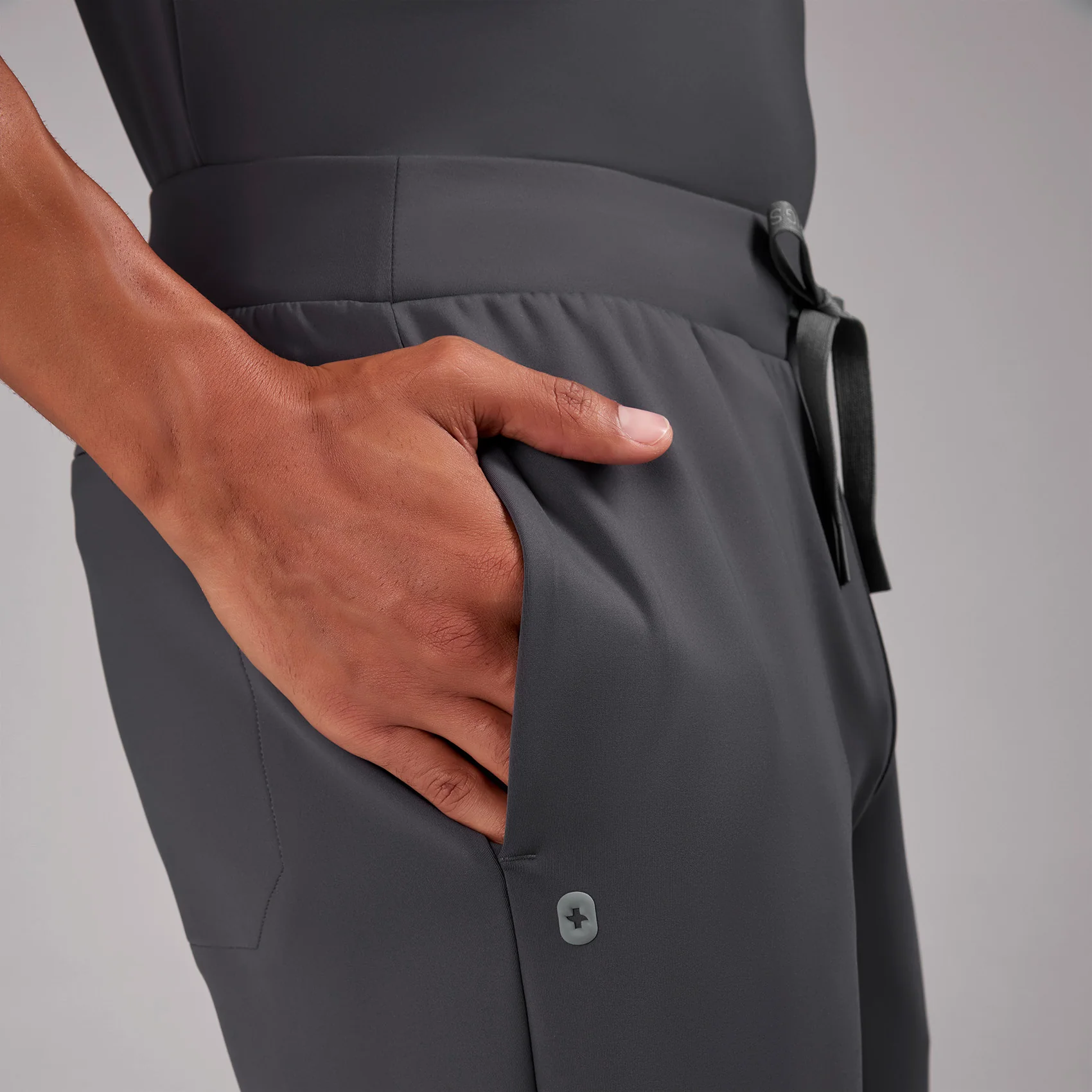 men's Charcoal Forster FORMx Jogger - Scrub Pant™ - Image 7