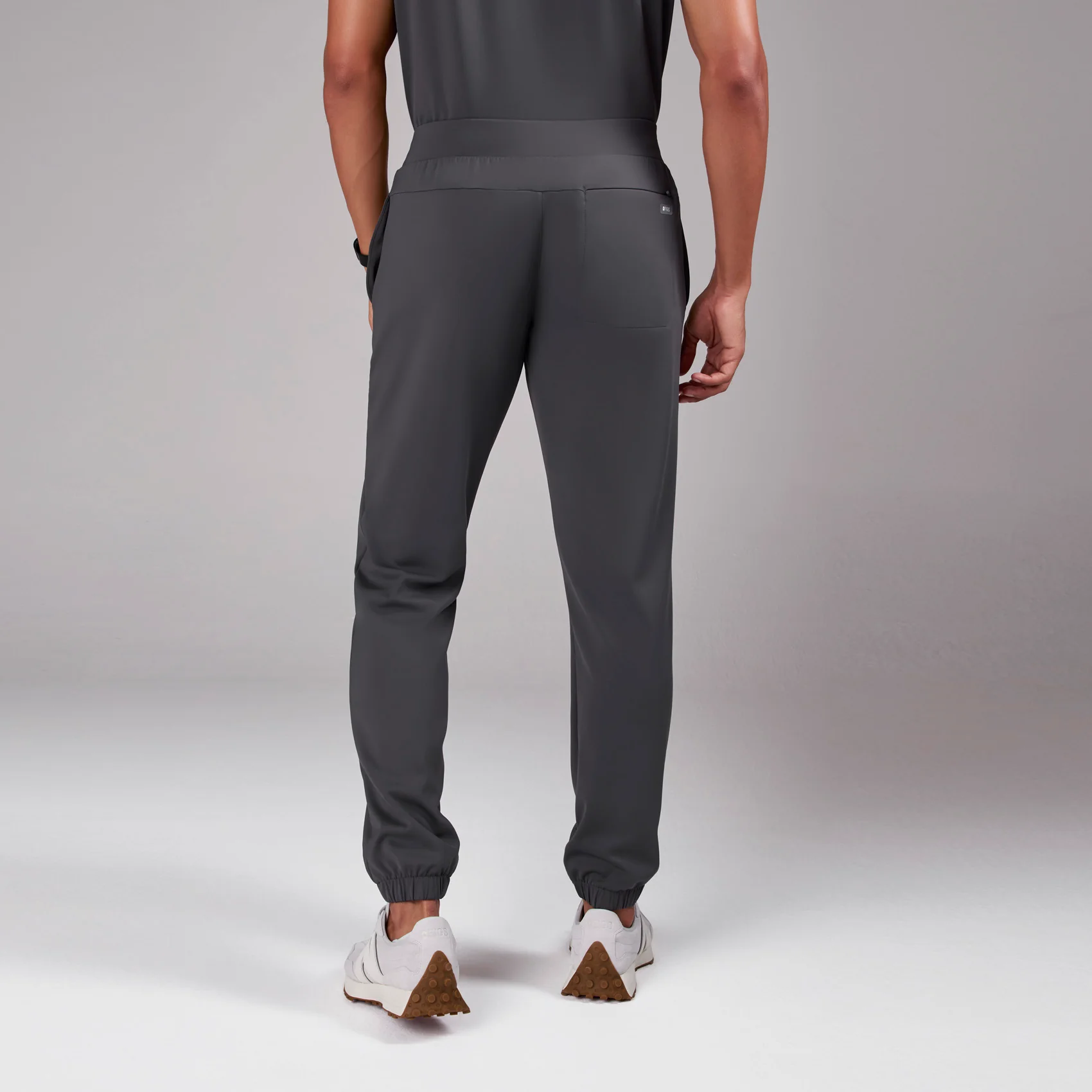 men's Charcoal Forster FORMx Jogger - Short Scrub Pant™ - Image 4