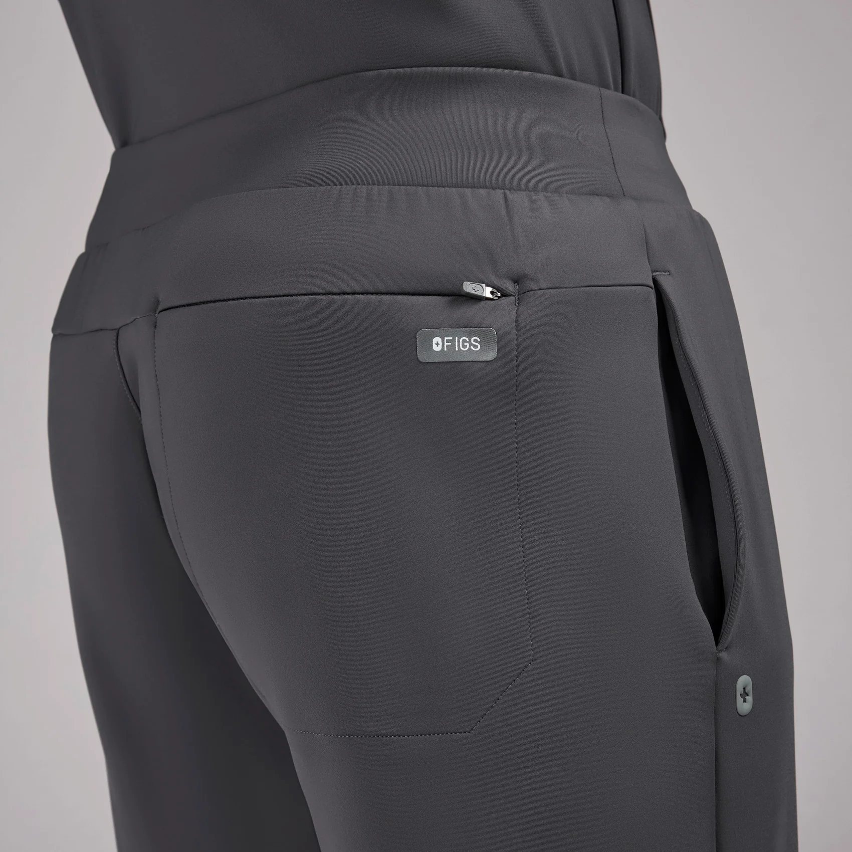 men's Charcoal Forster FORMx Jogger - Short Scrub Pant™ - Image 5