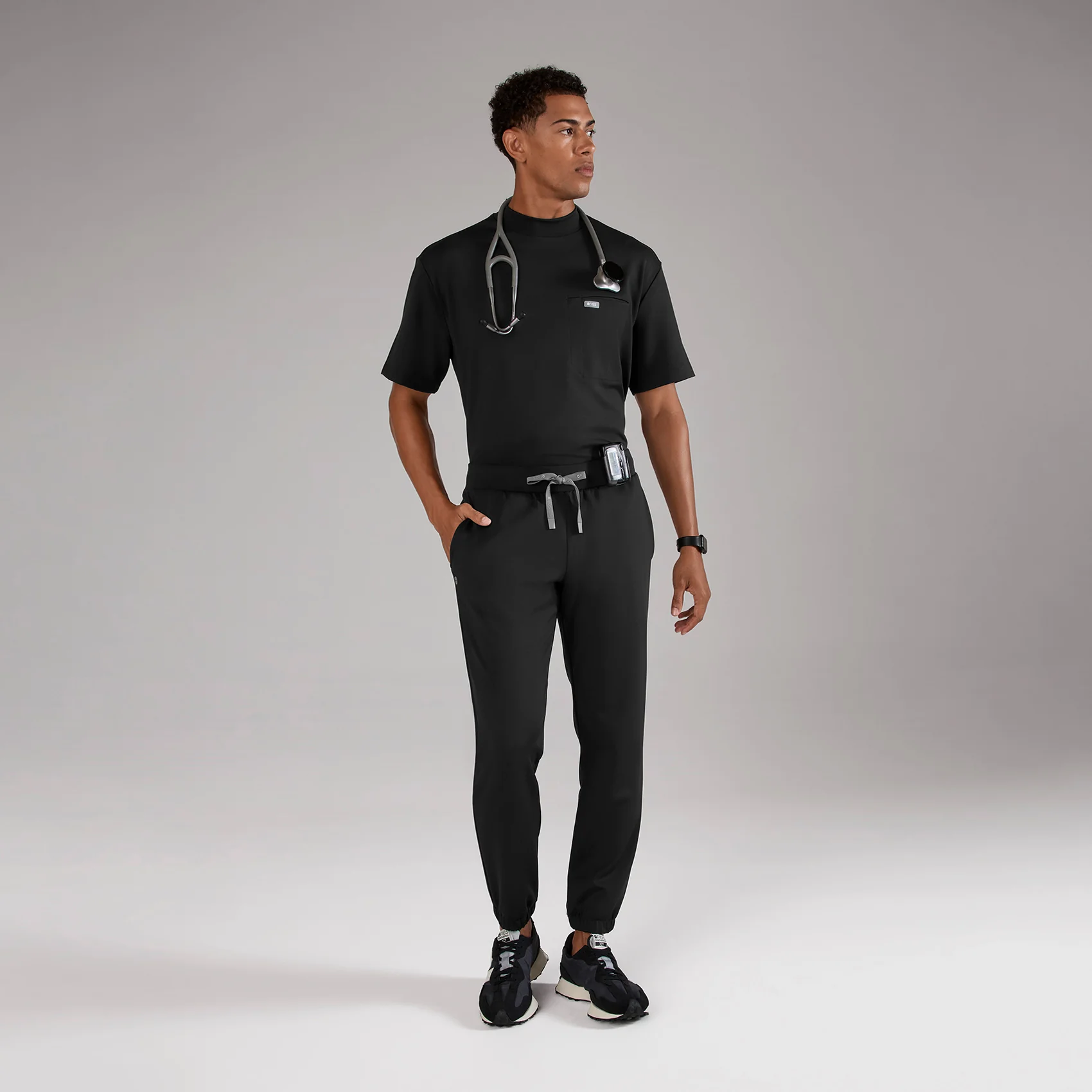 men's Black Forster FORMx Jogger -Tall Scrub Pant™ - Image 2