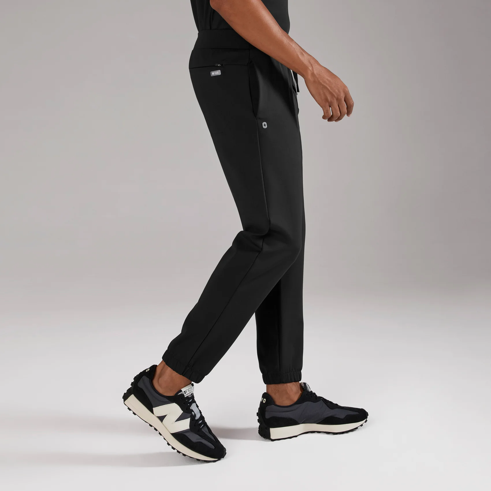 men's Black Forster FORMx Jogger -Tall Scrub Pant™ - Image 3