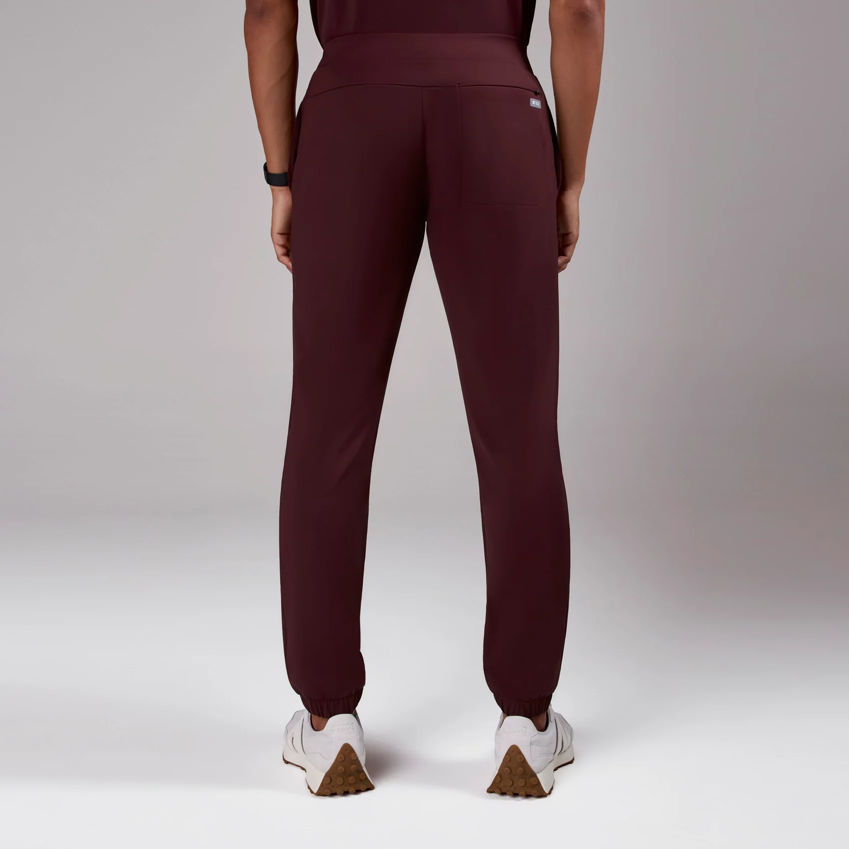 men's Burgundy Forster FORMx Jogger - Tall Scrub Pant™ - Image 4