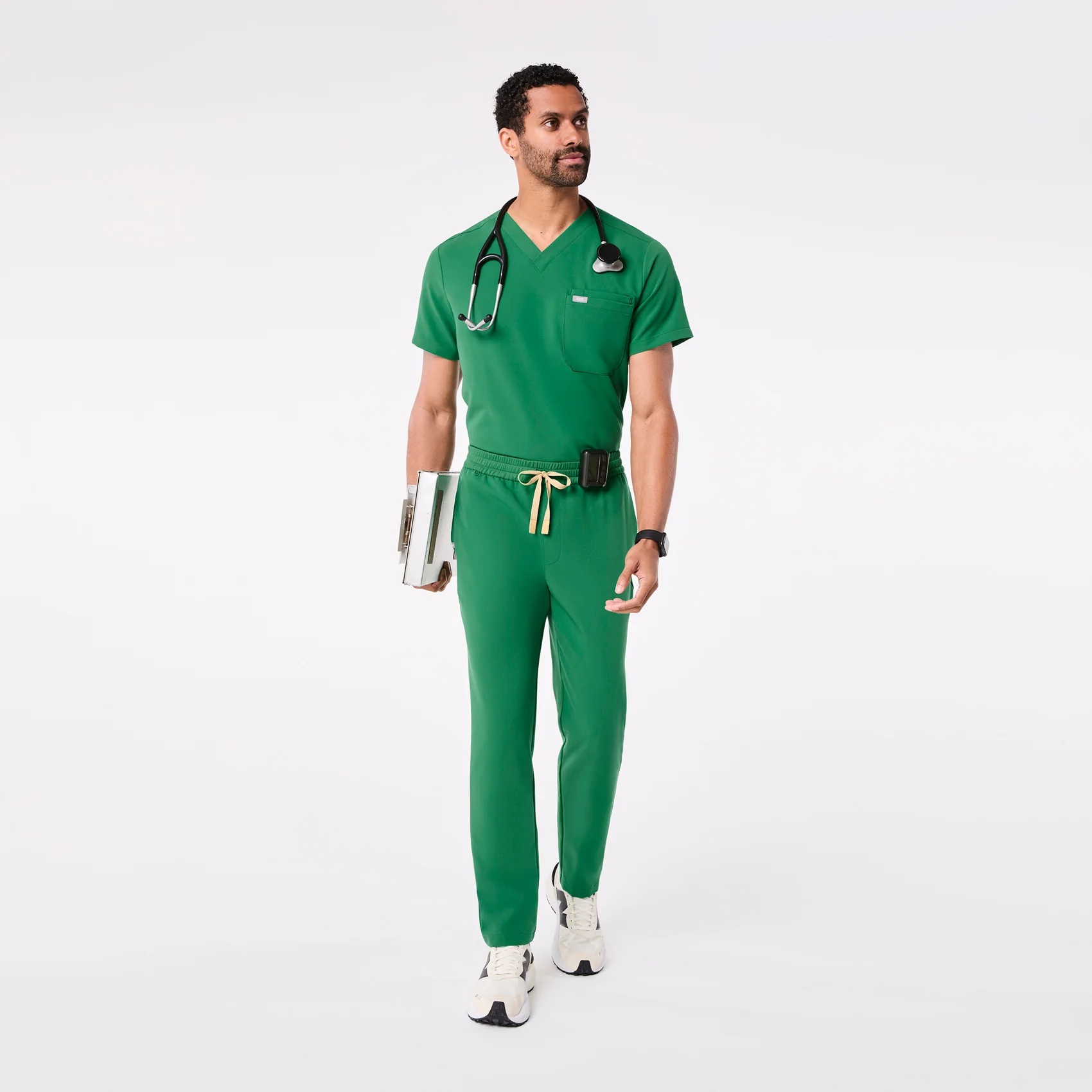 men's Indocyanine Green Lloyd Slim Tapered - Short Scrub Pant - Image 2