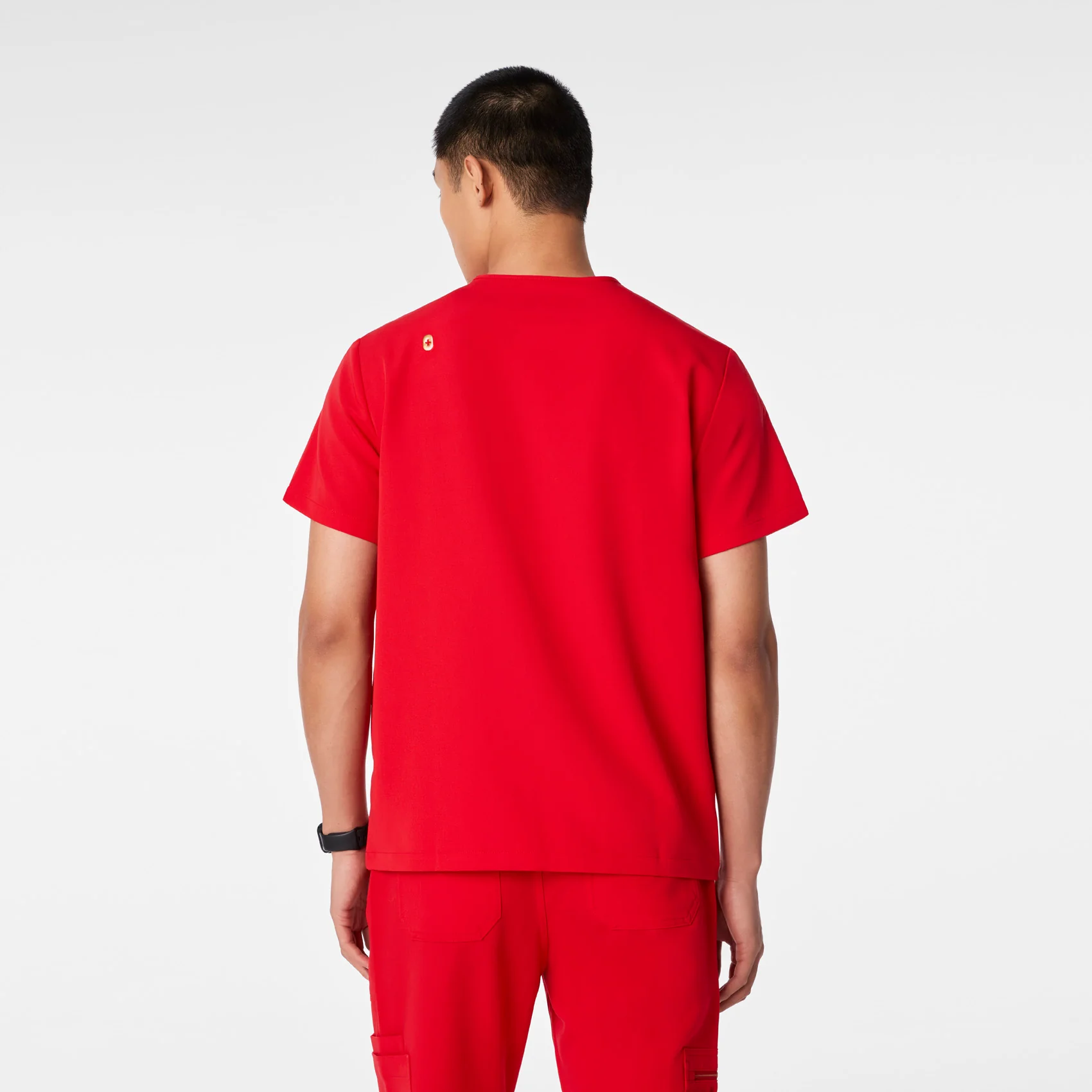 men's Lunar New Year Pop Red Chisec - Three-Pocket Scrub Top™ - Image 5