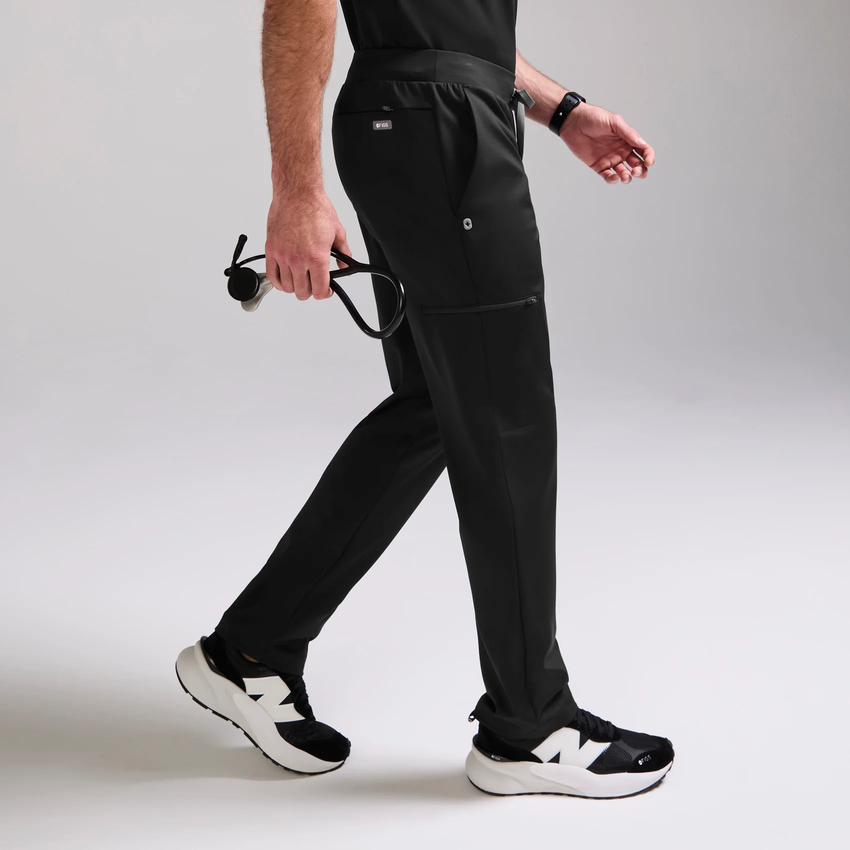 men's Black Norris FORMx Straight Leg - Scrub Pants™ - Image 3