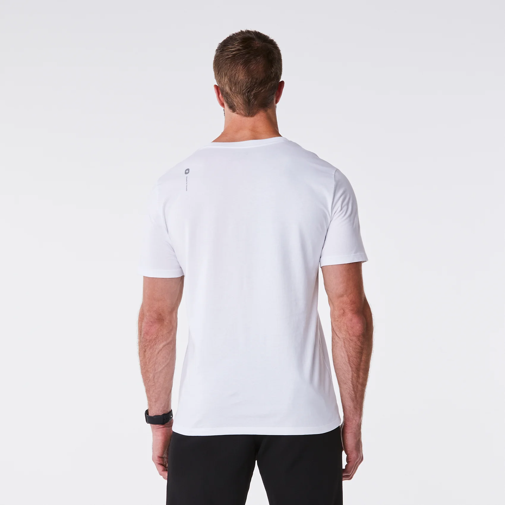 men's White Nurse Supersoft - Shortsleeve Underscrub - Image 5