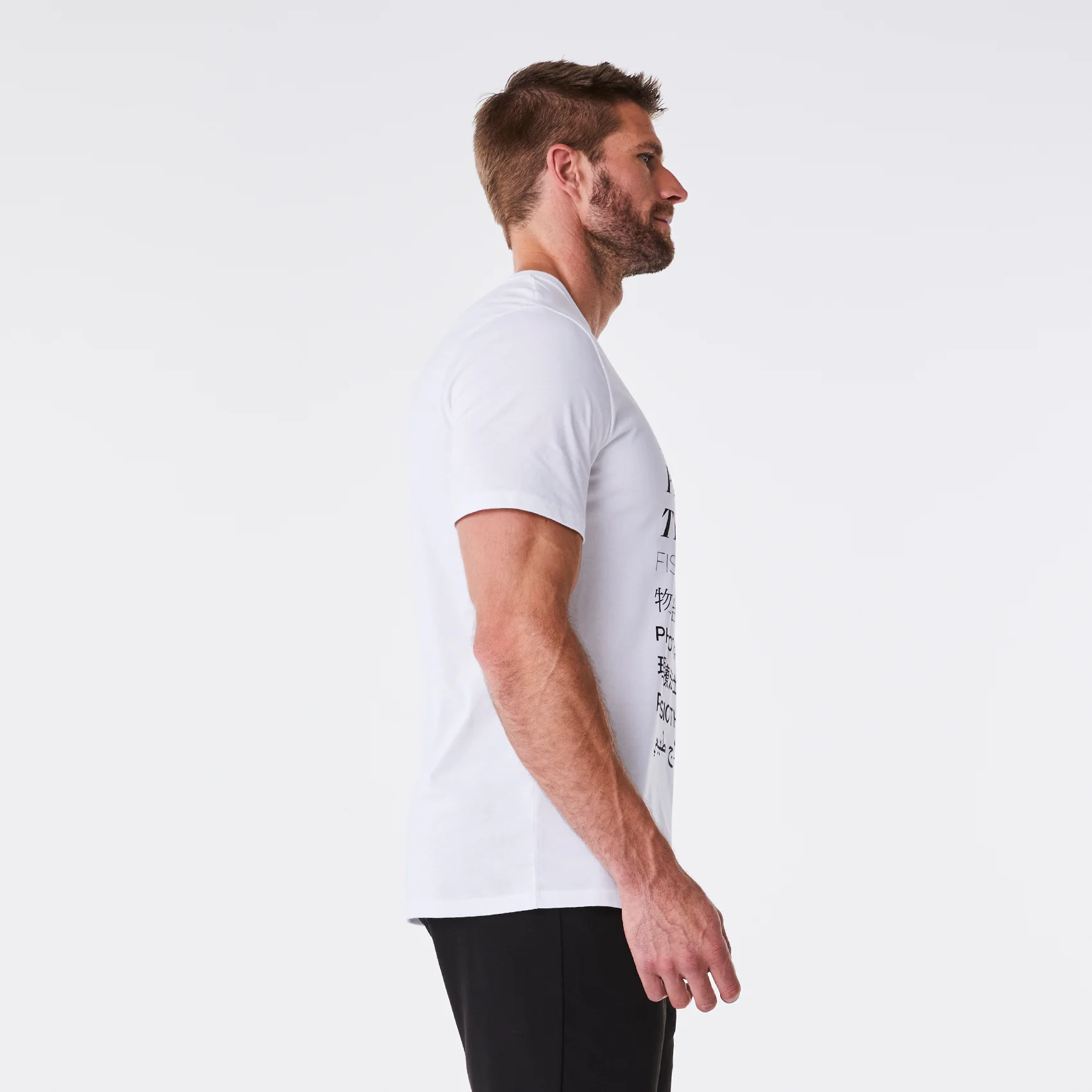 men's White Physician Supersoft - Shortsleeve Underscrub - Image 4