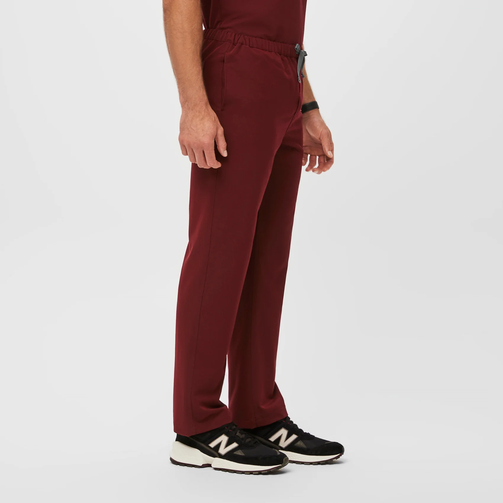 men's Burgundy Pisco™ Basic Scrub Pants (3XL - 6XL) - Image 3