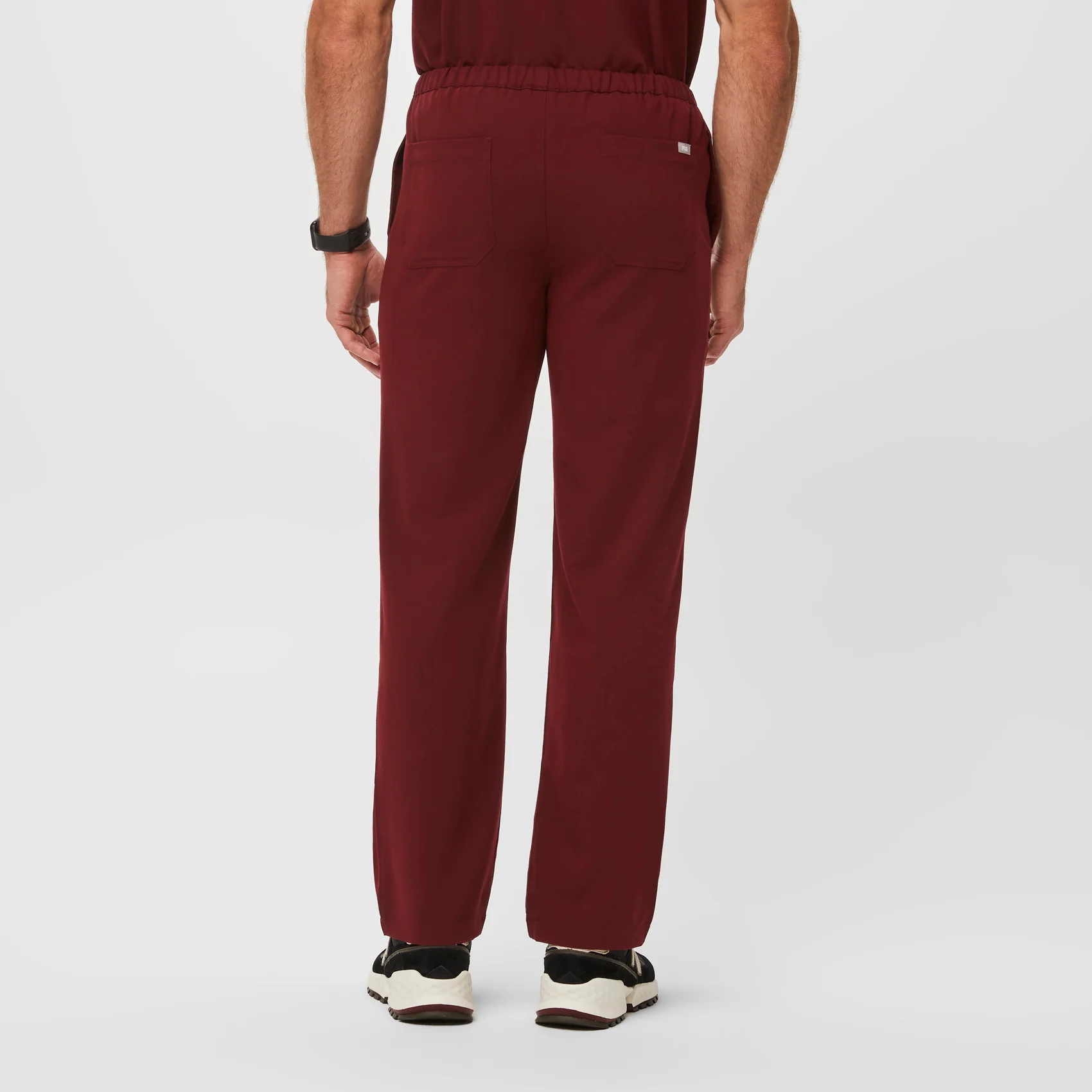 men's Burgundy Pisco™ Basic Scrub Pants (3XL - 6XL) - Image 4