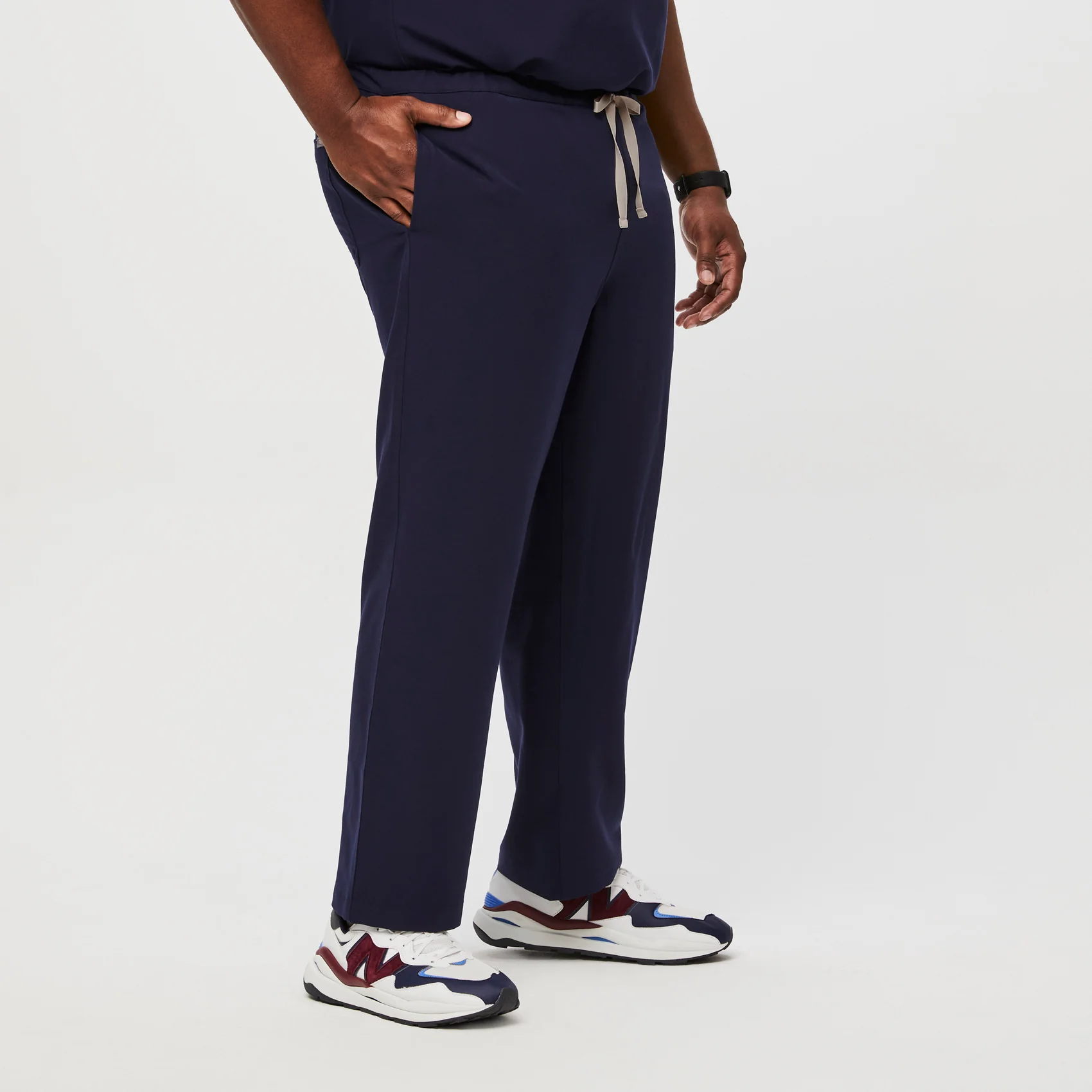 men's Navy Pisco™- Short Basic Scrub Pants (3XL - 6XL) - Image 3