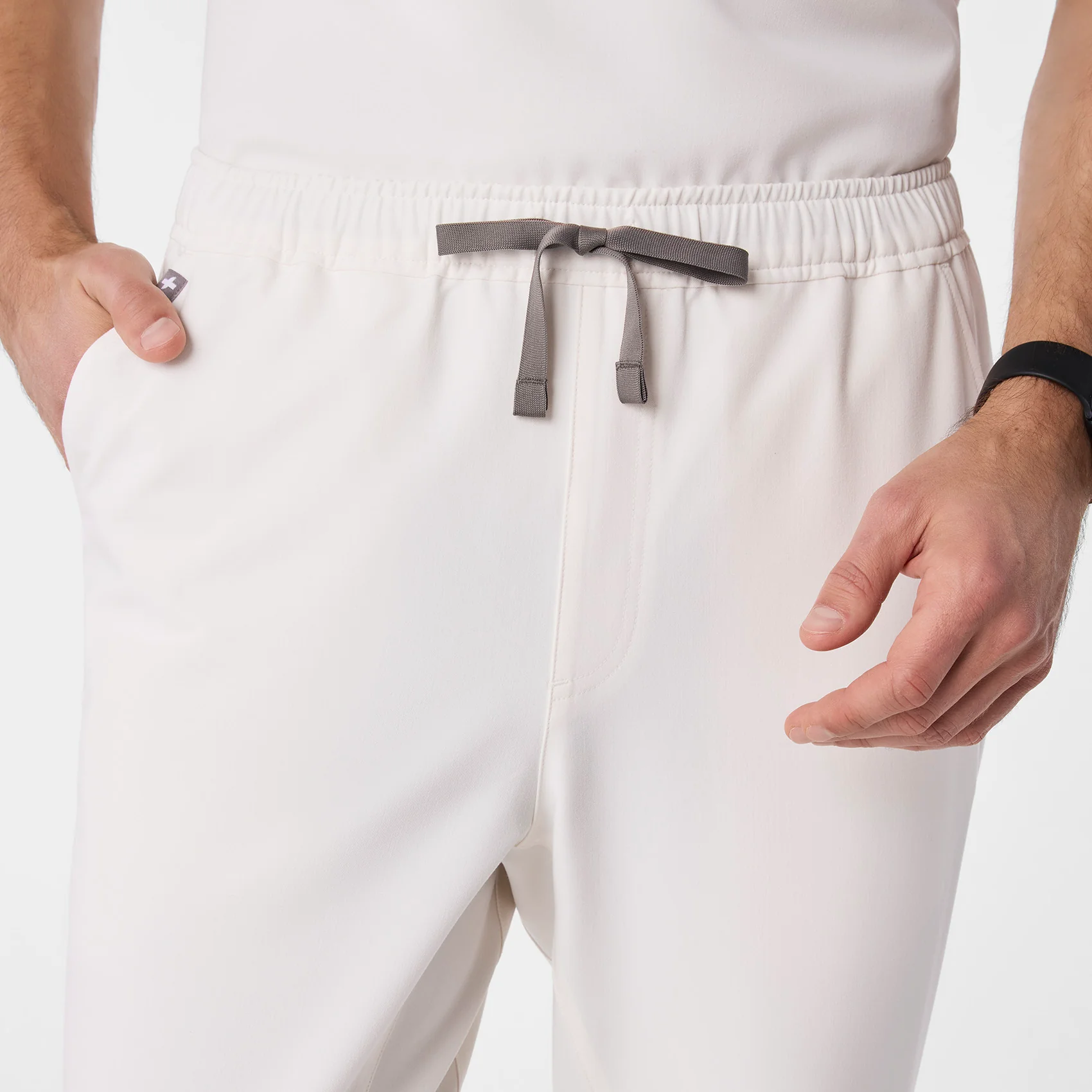 men's Off White Tansen - Short Jogger Scrub Pant™ - Image 6