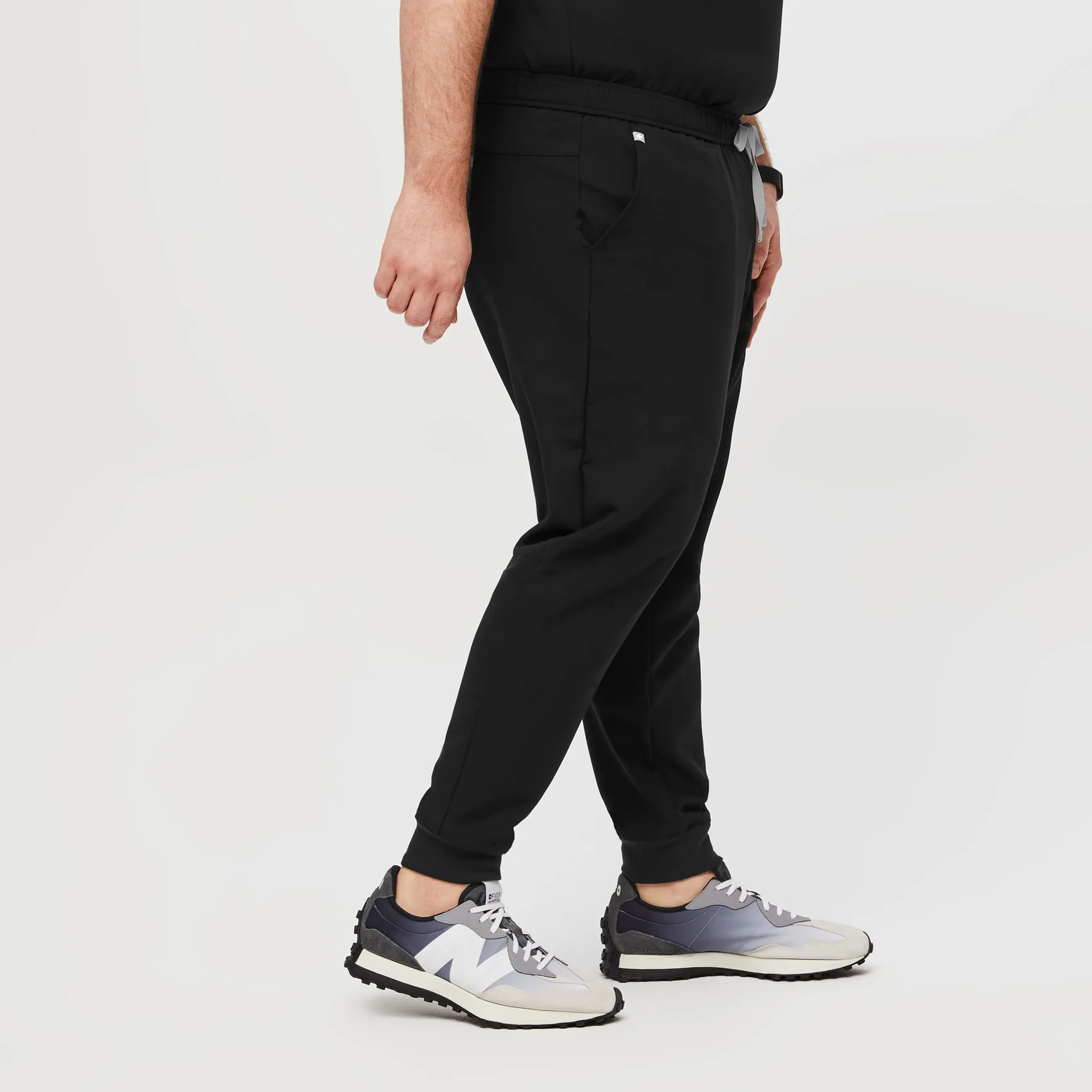 men's Black Tansen™ - Short Jogger Scrub Pants (3XL - 6XL) - Image 3