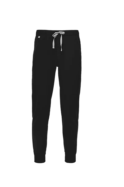 men's Black Tansen™ - Short Jogger Scrub Pants (3XL - 6XL) - Image 6