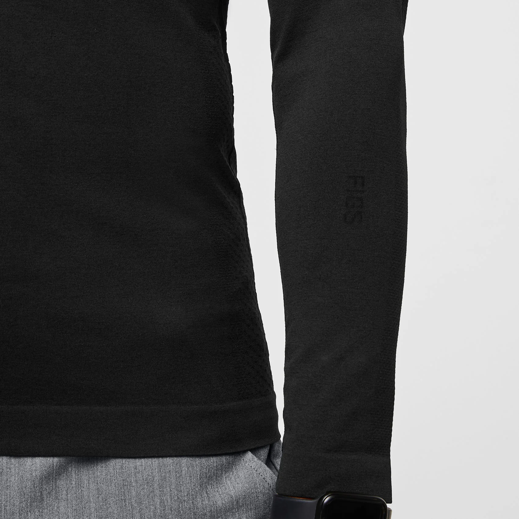 men's Black VEG Makato Seamless - Longsleeve Underscrub - Image 5