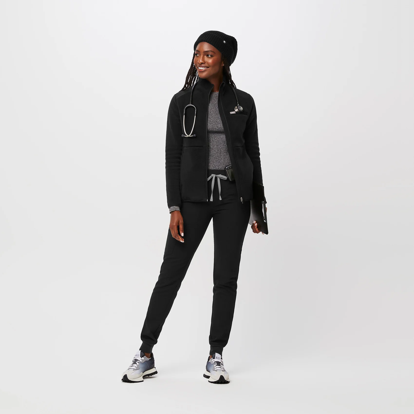 Black Oversized Beanie - Image 6