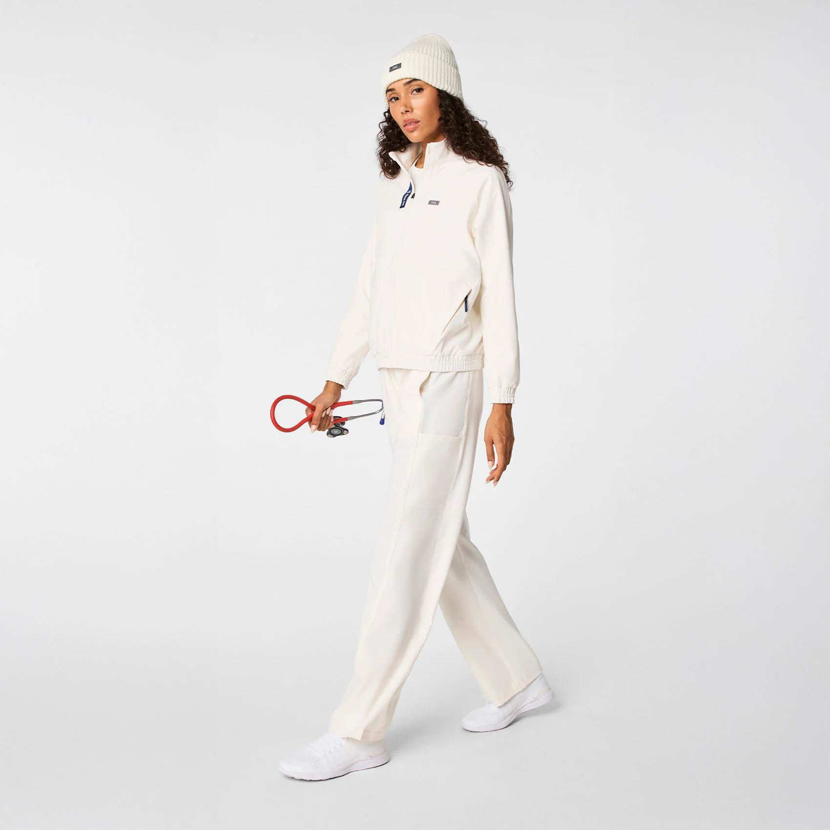 unisex Off White FIGS x Team USA - Knitted Beanie - Image 4
