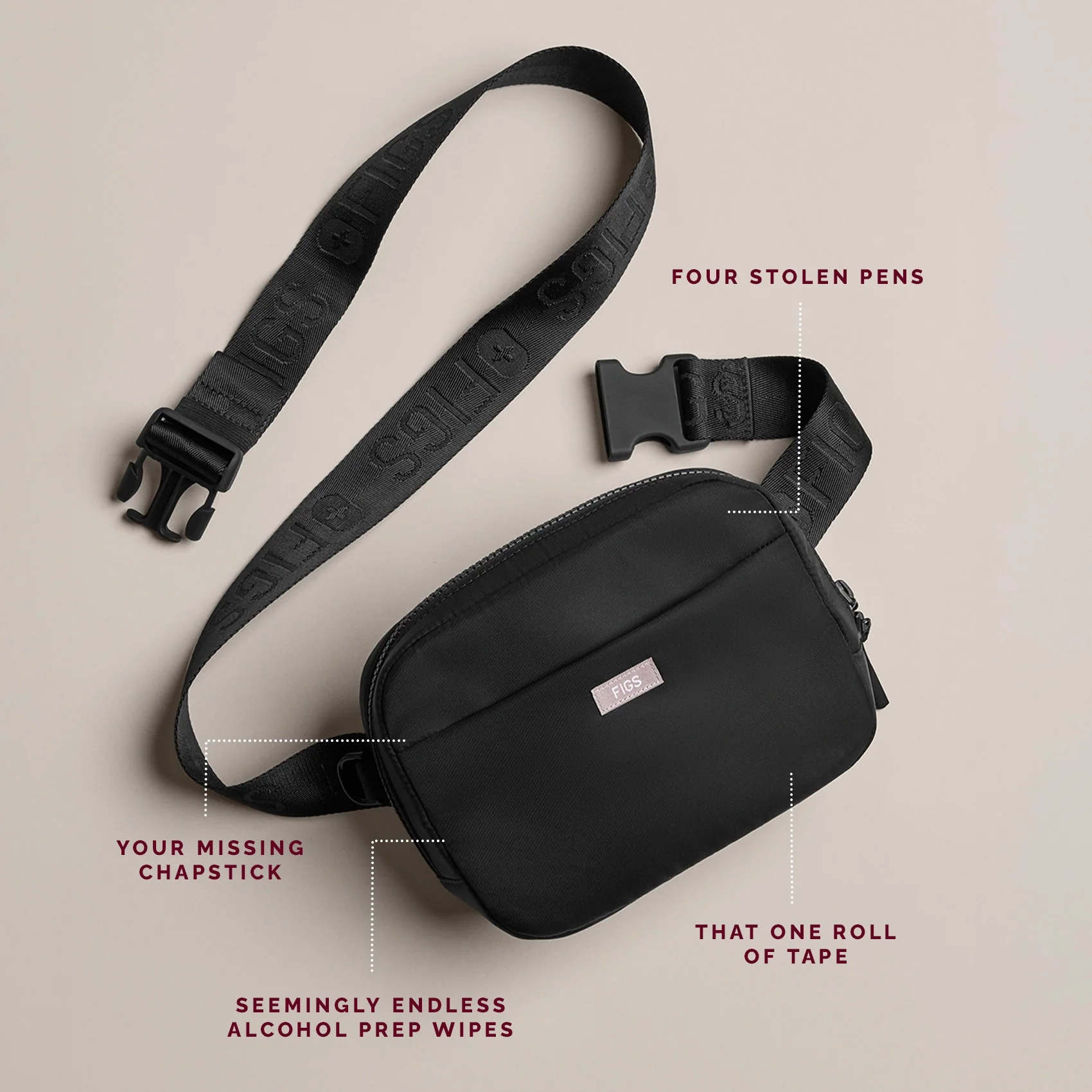 Black The Shift Belt Bag - Image 9