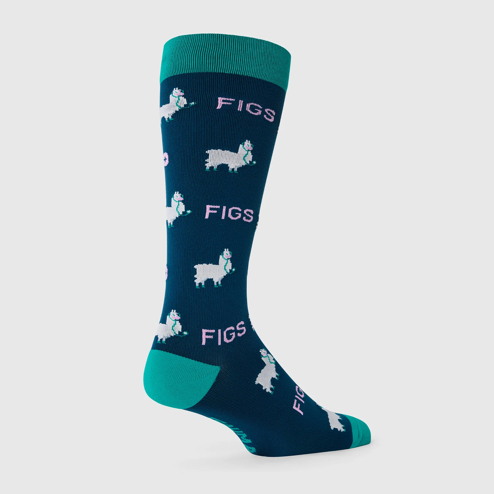 unisex Deep Reef Trauma Llama  - Compression Socks - Image 4