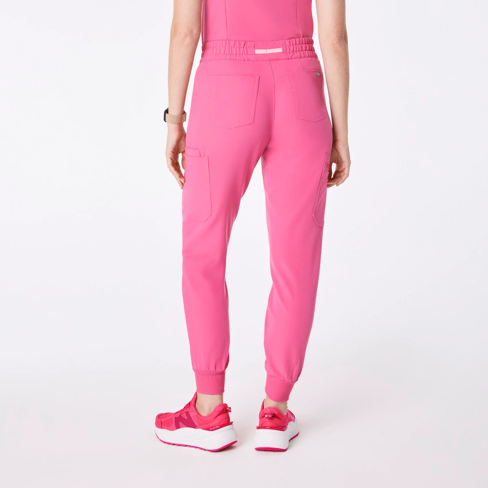 women's F'ing Pink Uman Relaxed - Tall Jogger Scrub Pant - Image 4