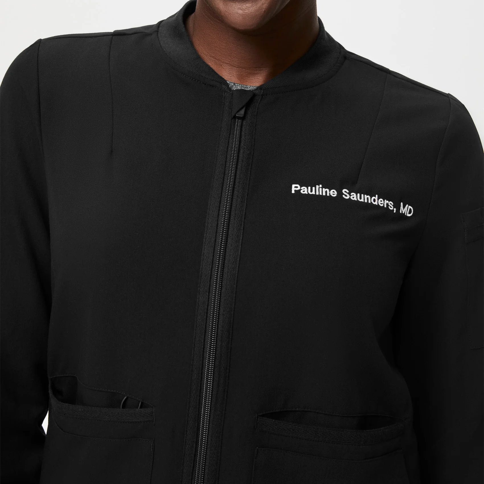 Women's Black Bellery - Scrub Jacket - Image 5