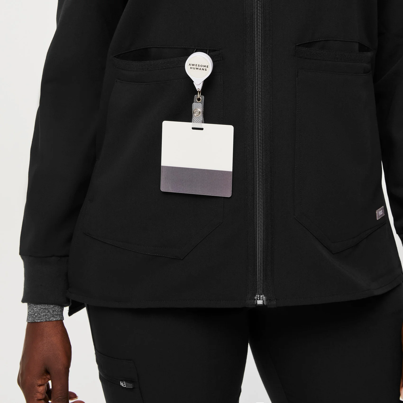 Women's Black Bellery - Scrub Jacket - Image 6