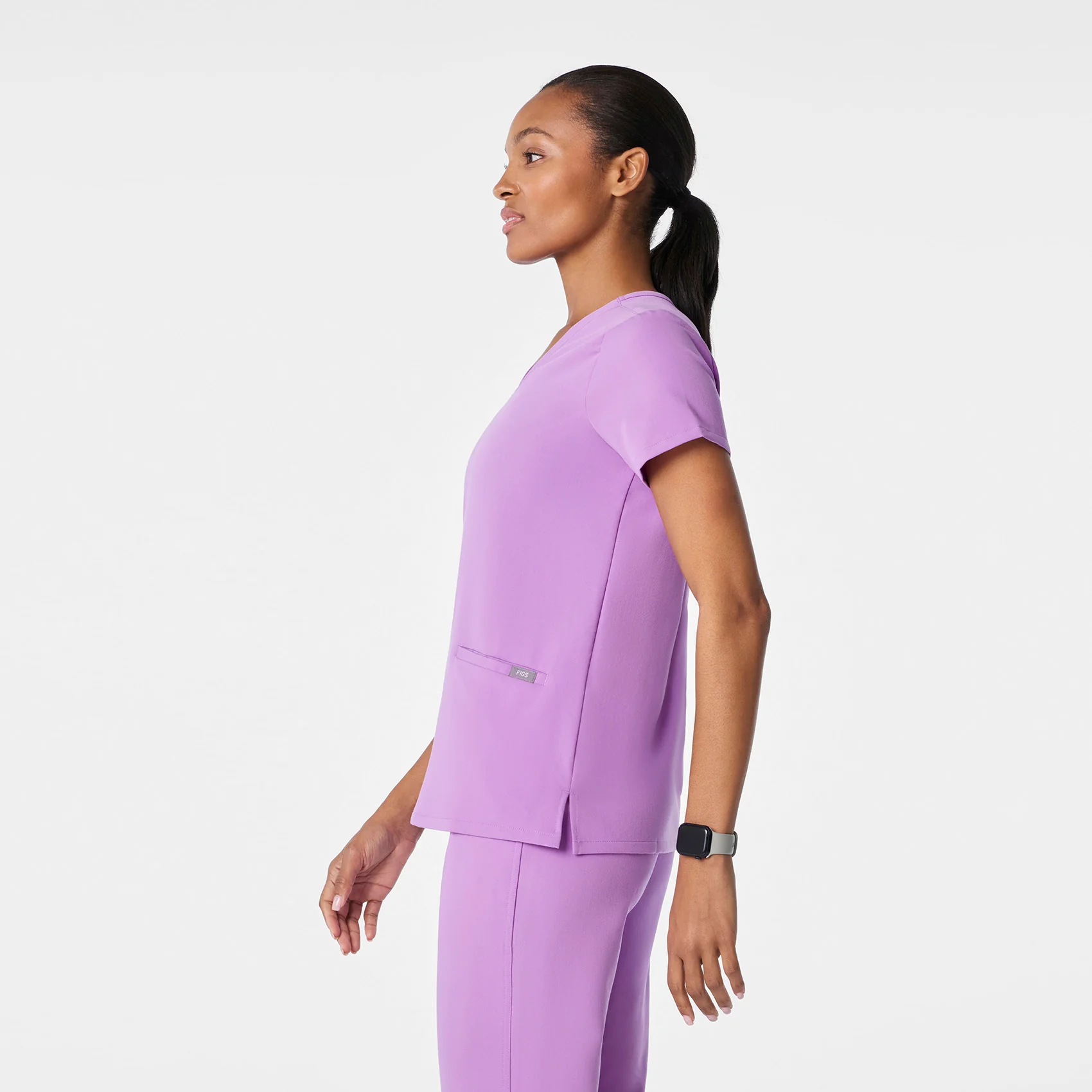 women's Wild Iris Casma - Three-Pocket Scrub Top™ - Image 3