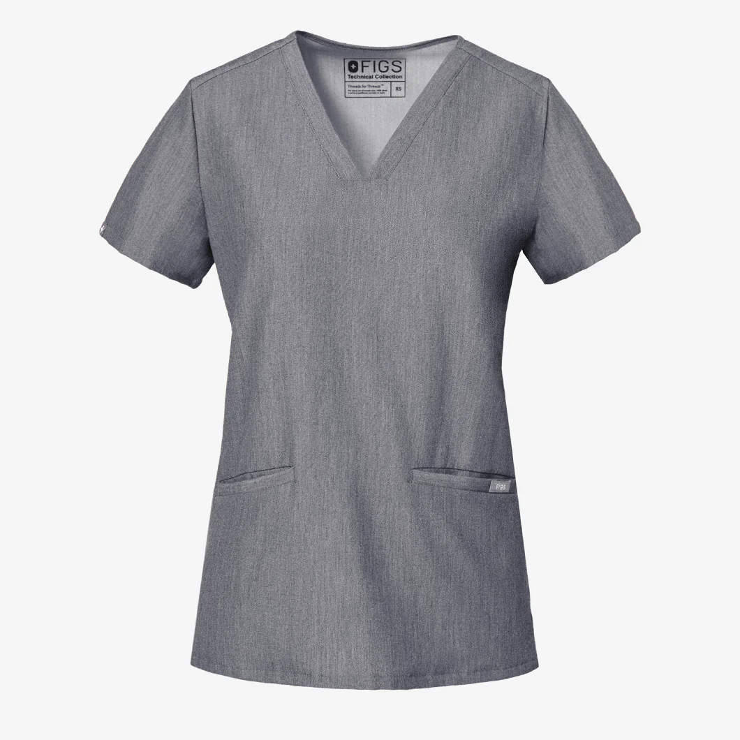 women's Chambray Casma - Three-Pocket Scrub Top™ - Image 8