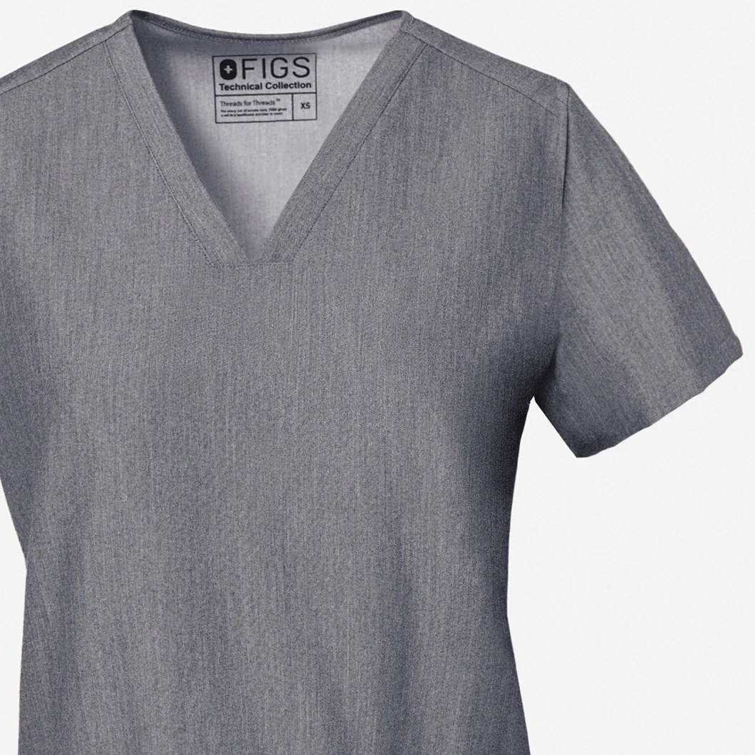 women's Chambray Casma - Three-Pocket Scrub Top™ - Image 9