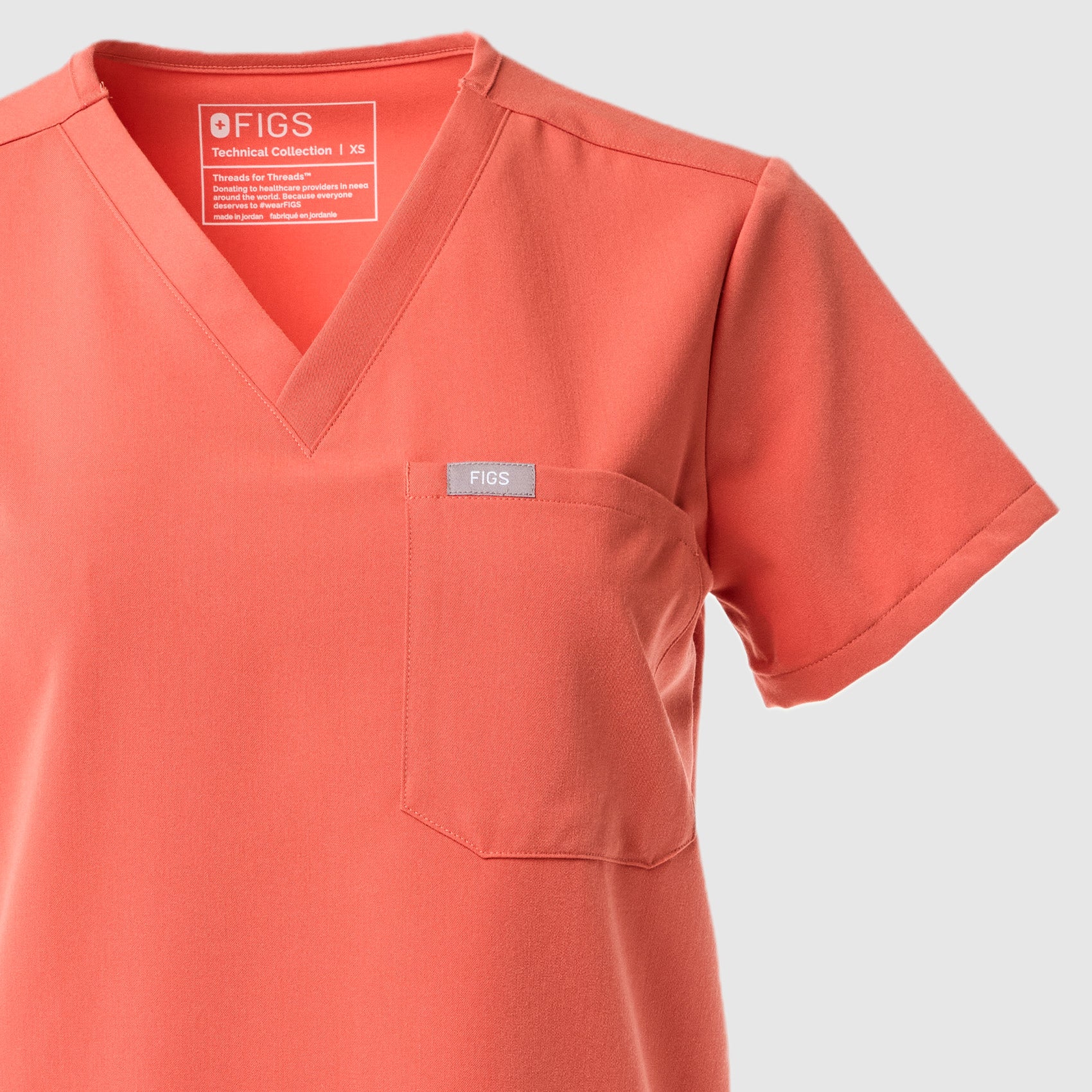 women's Spiced Cider Catarina - One-Pocket Scrub Top™ - Image 7